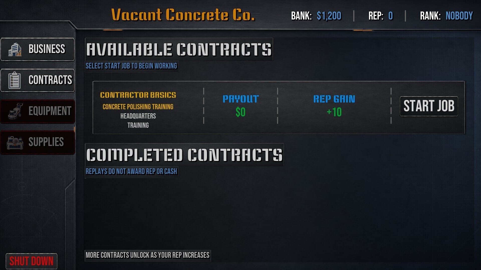 Screenshot for Concrete Polishing Simulator
