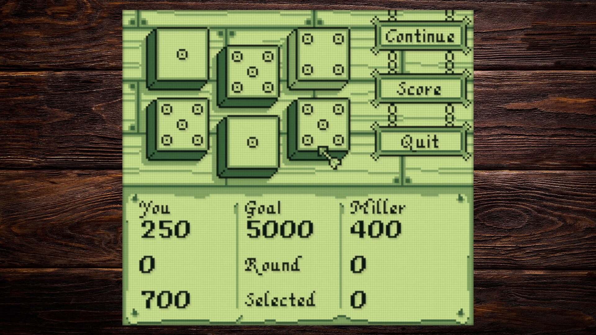 Screenshot for Tavern Farkle GB