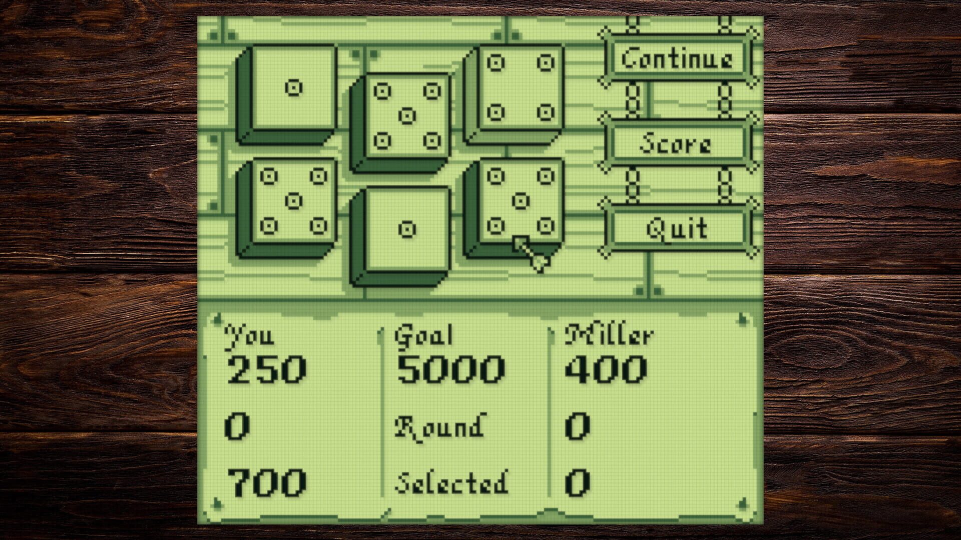 Screenshot for Tavern Farkle GB