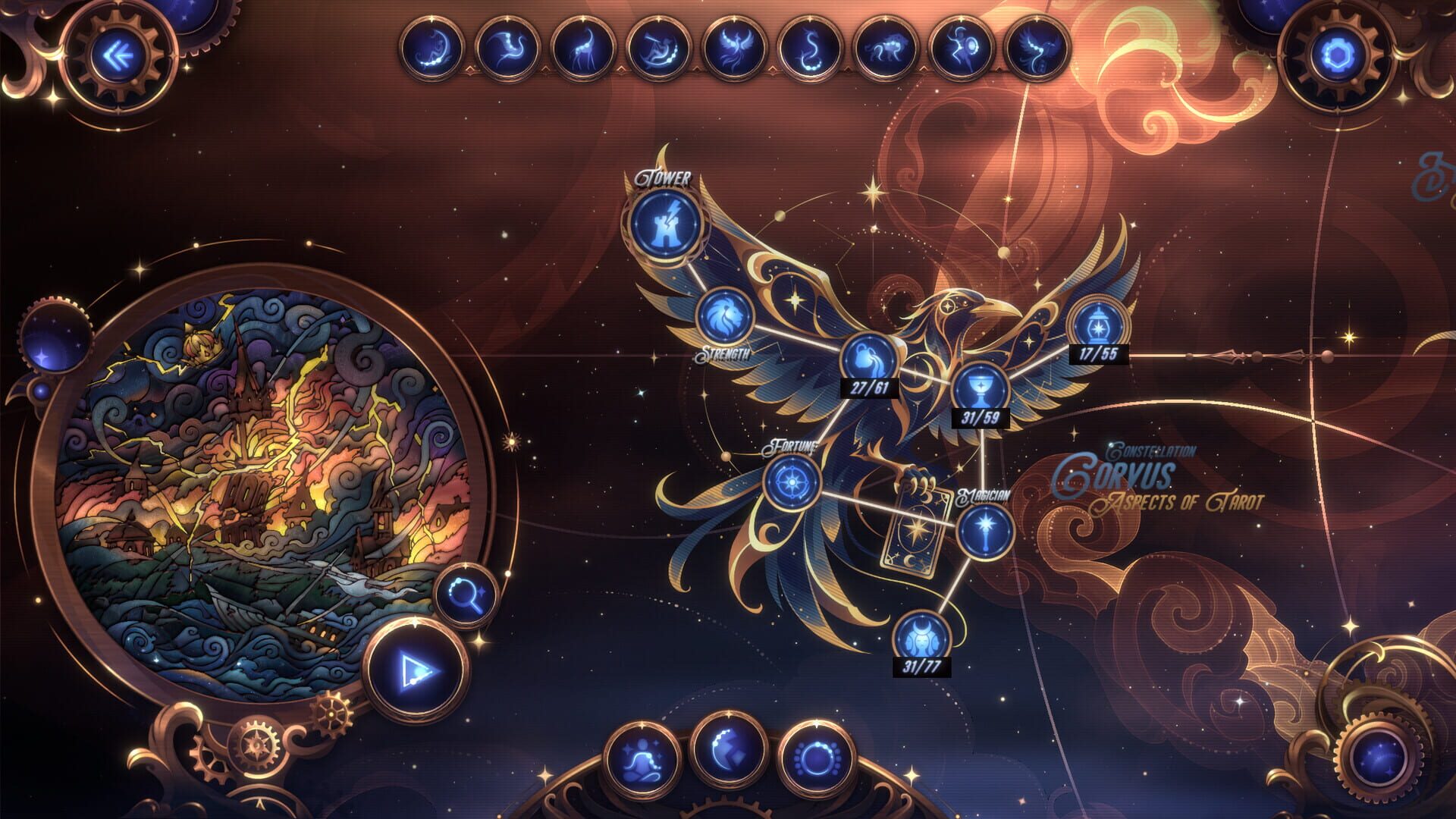 Screenshot for Glass Masquerade 4: Constellations - Tarots