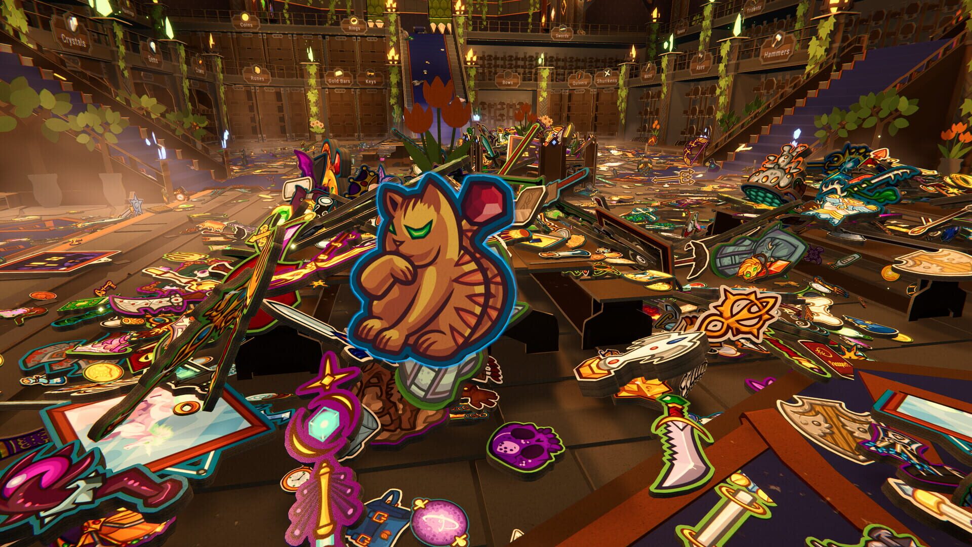 Screenshot for Folded Fables: Tidy Up The Dragon Hoard