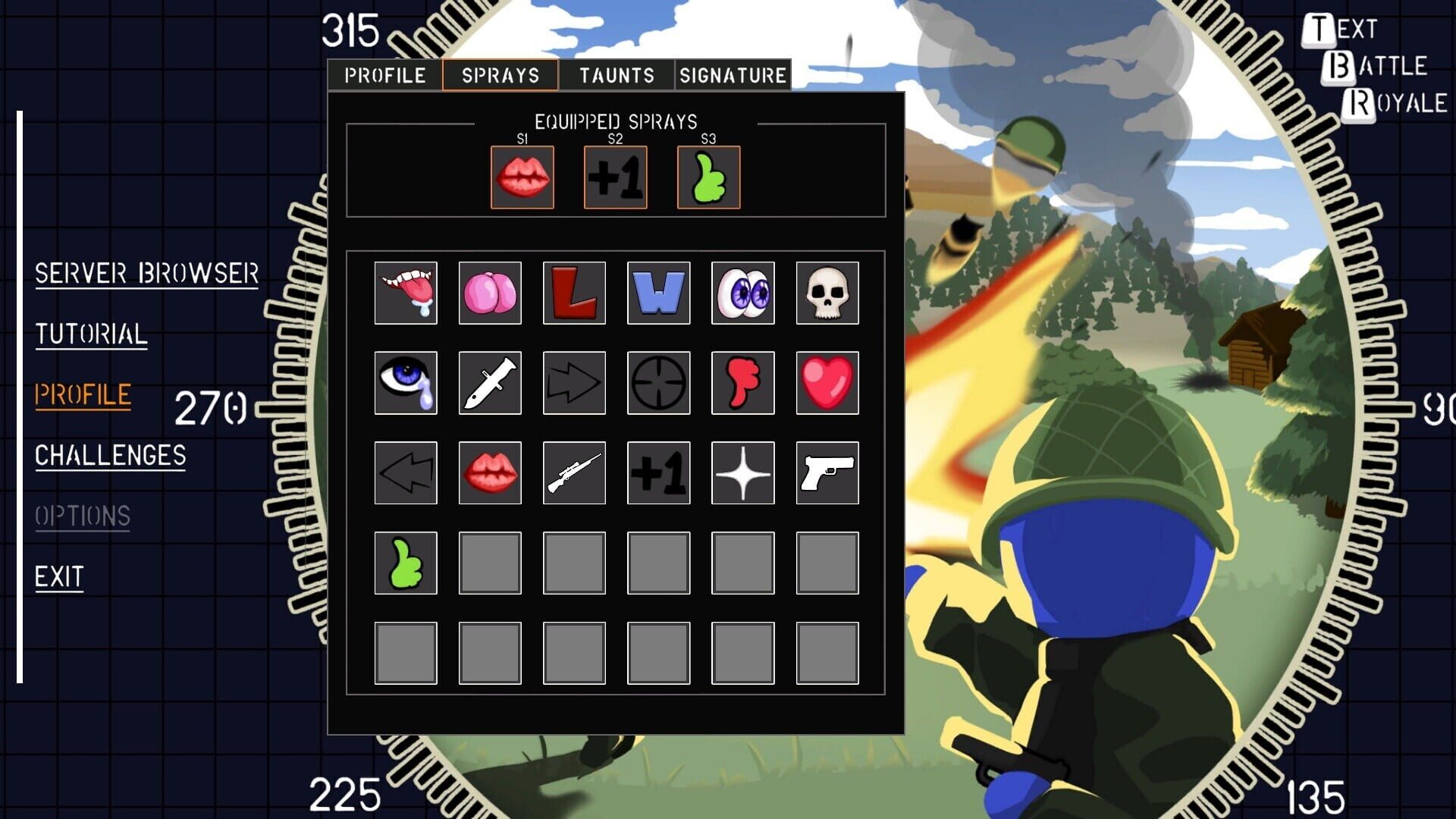 Screenshot for Text Battle Royale