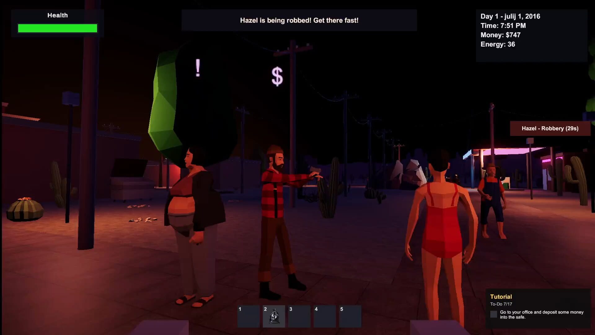 Screenshot for Neon Hustle