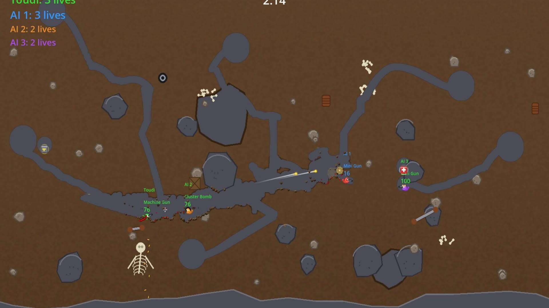 Screenshot for Trenchworms