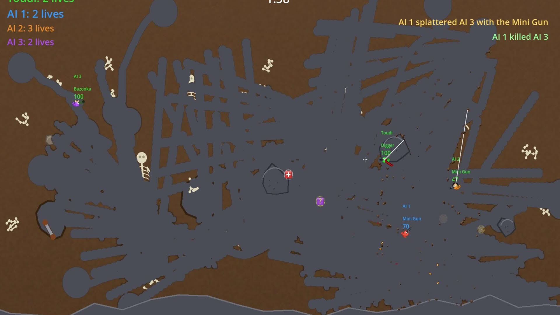 Screenshot for Trenchworms