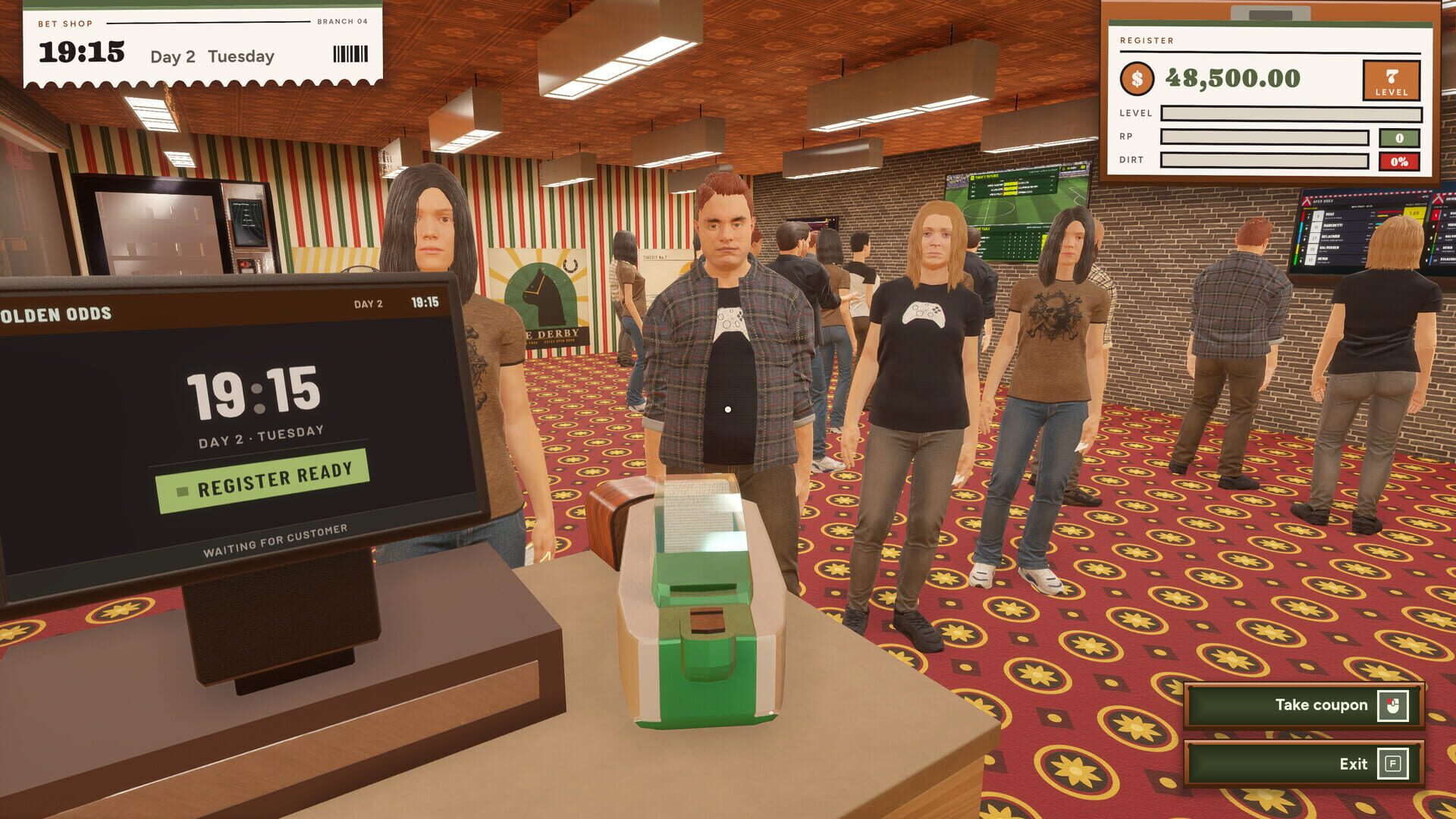 Screenshot for Bet Shop Simulator