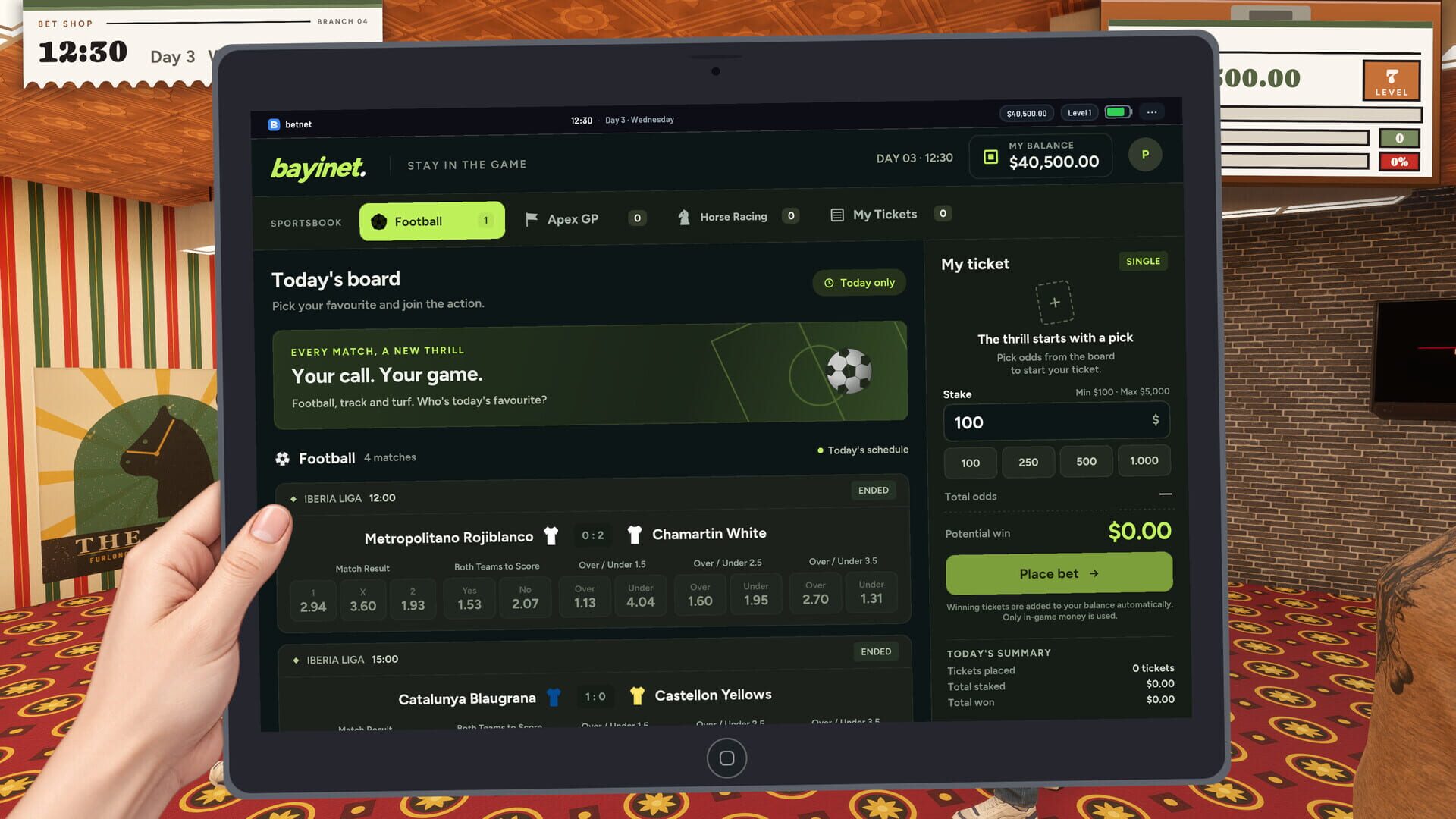 Screenshot for Bet Shop Simulator