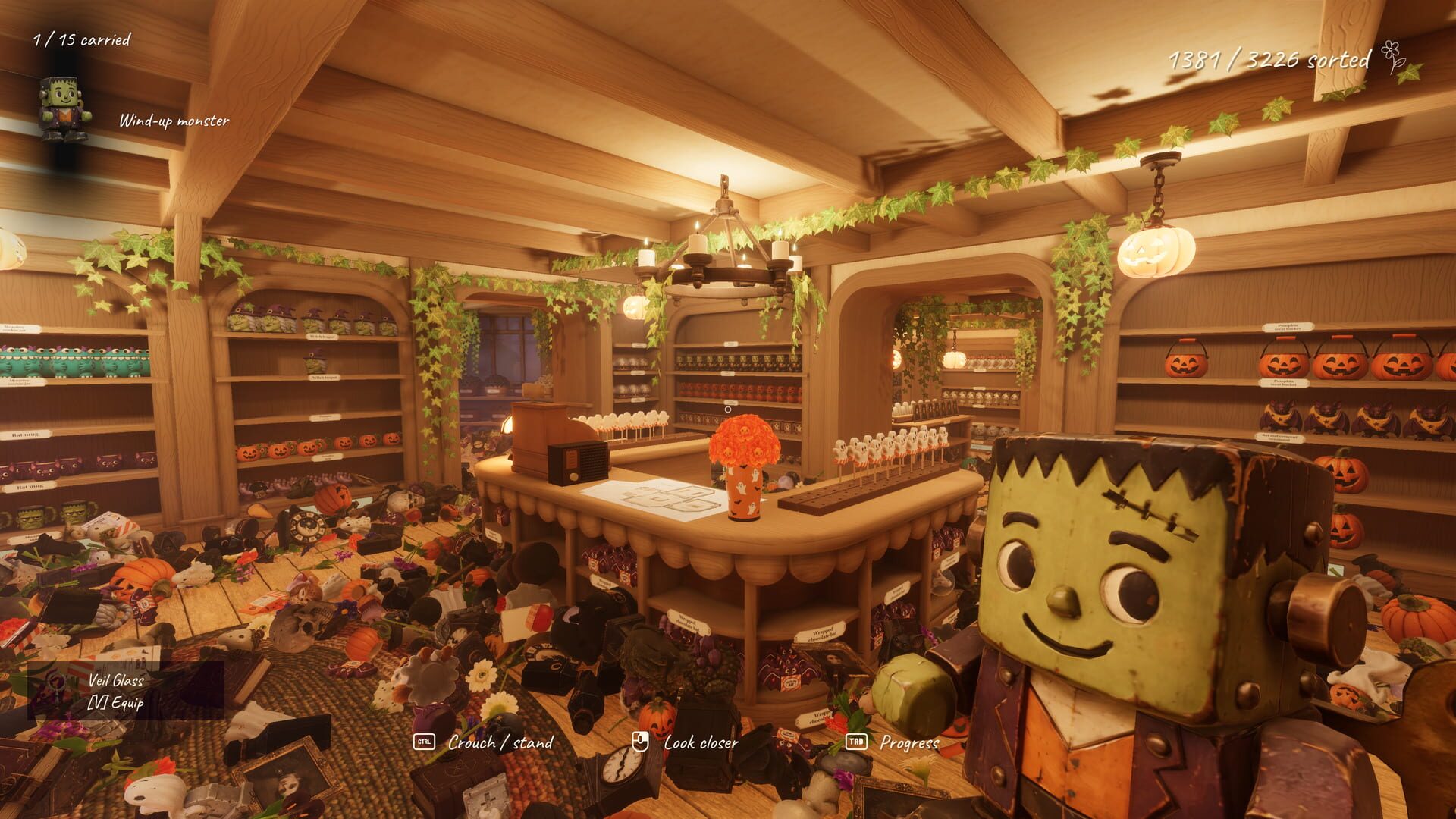 Screenshot for Tidy Up the Halloween Shop