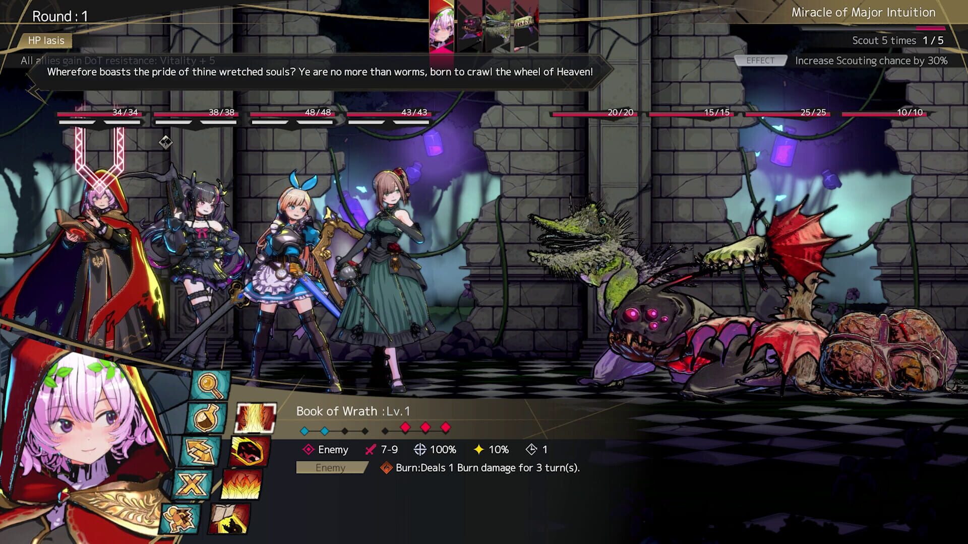 Screenshot for LitGirls: Bookbound Dungeons