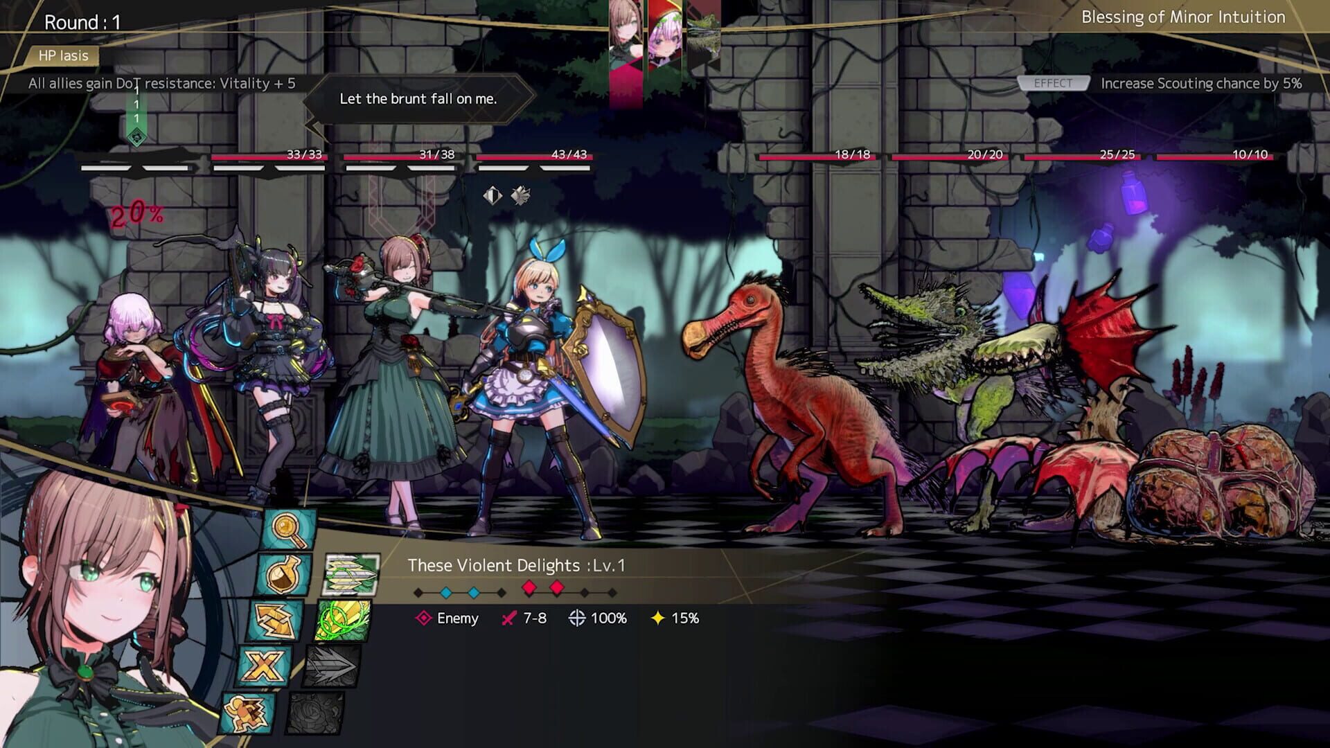 Screenshot for LitGirls: Bookbound Dungeons