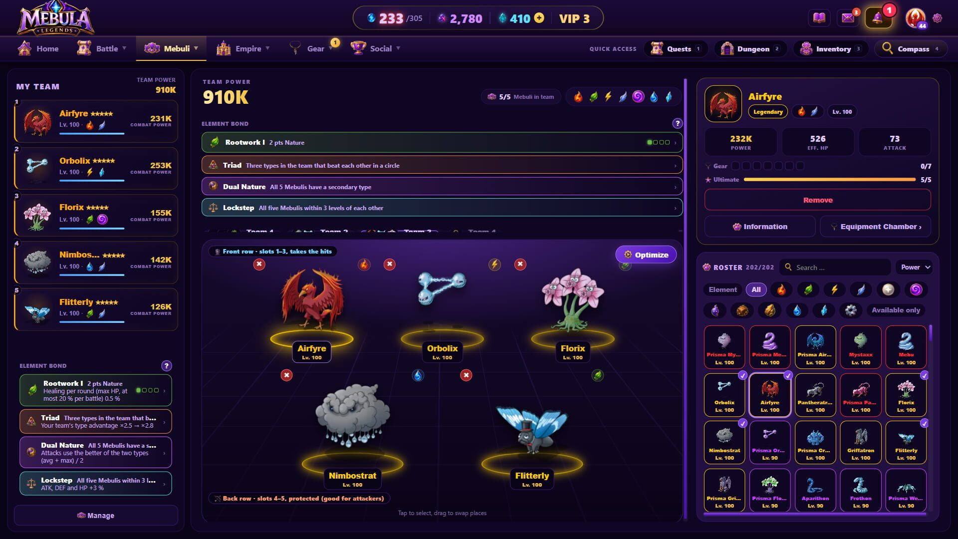 Screenshot for Mebula Legends