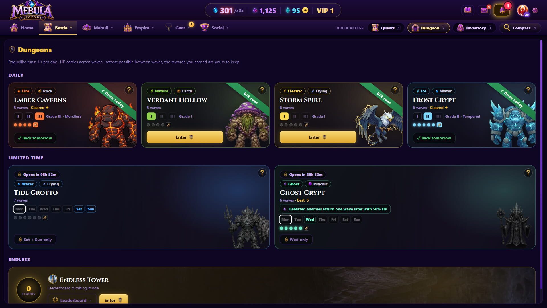 Screenshot for Mebula Legends