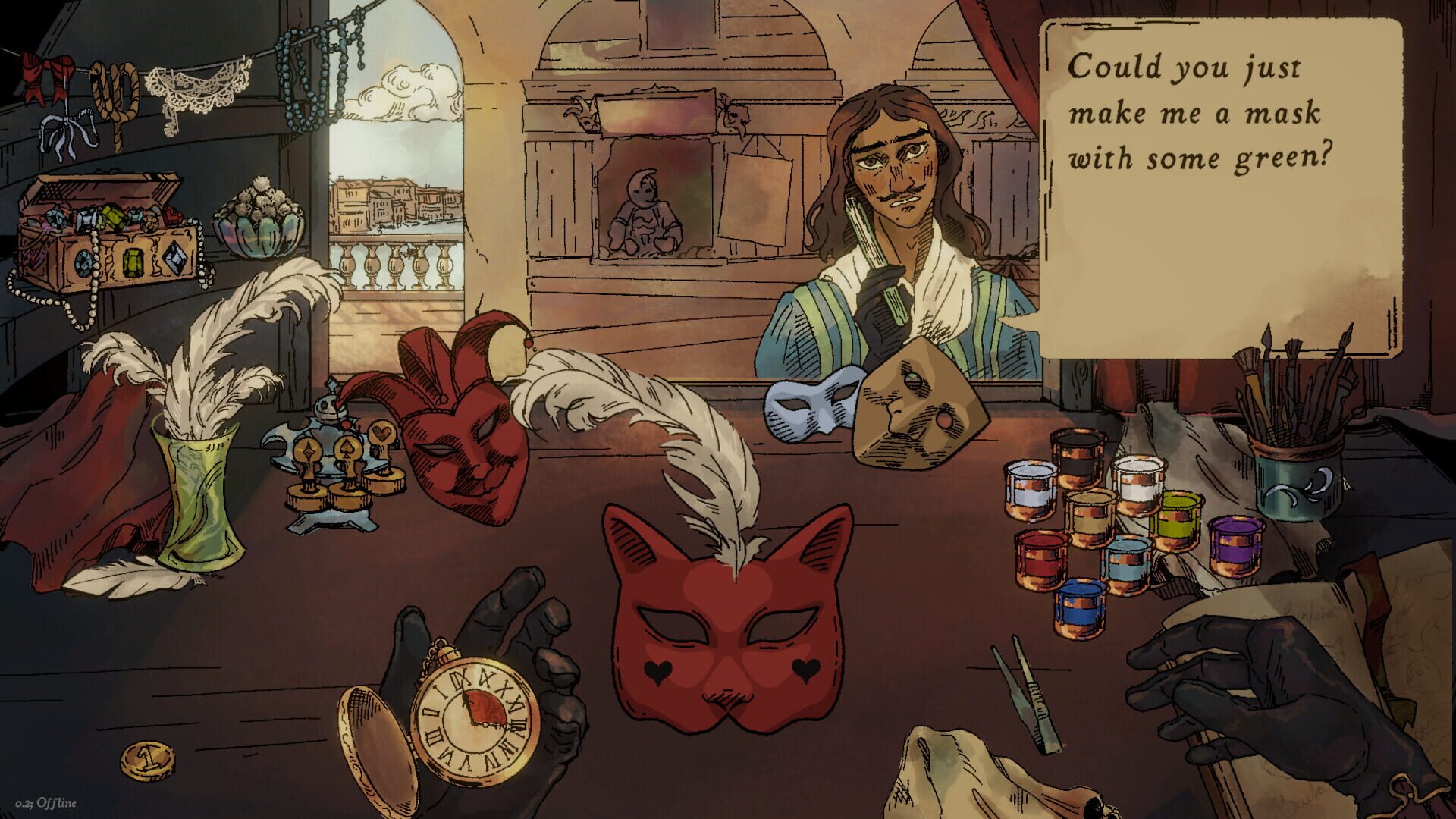 Screenshot for Mascareri: Mask Making Simulator