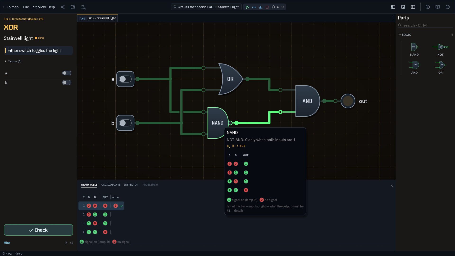 Screenshot for NAND²