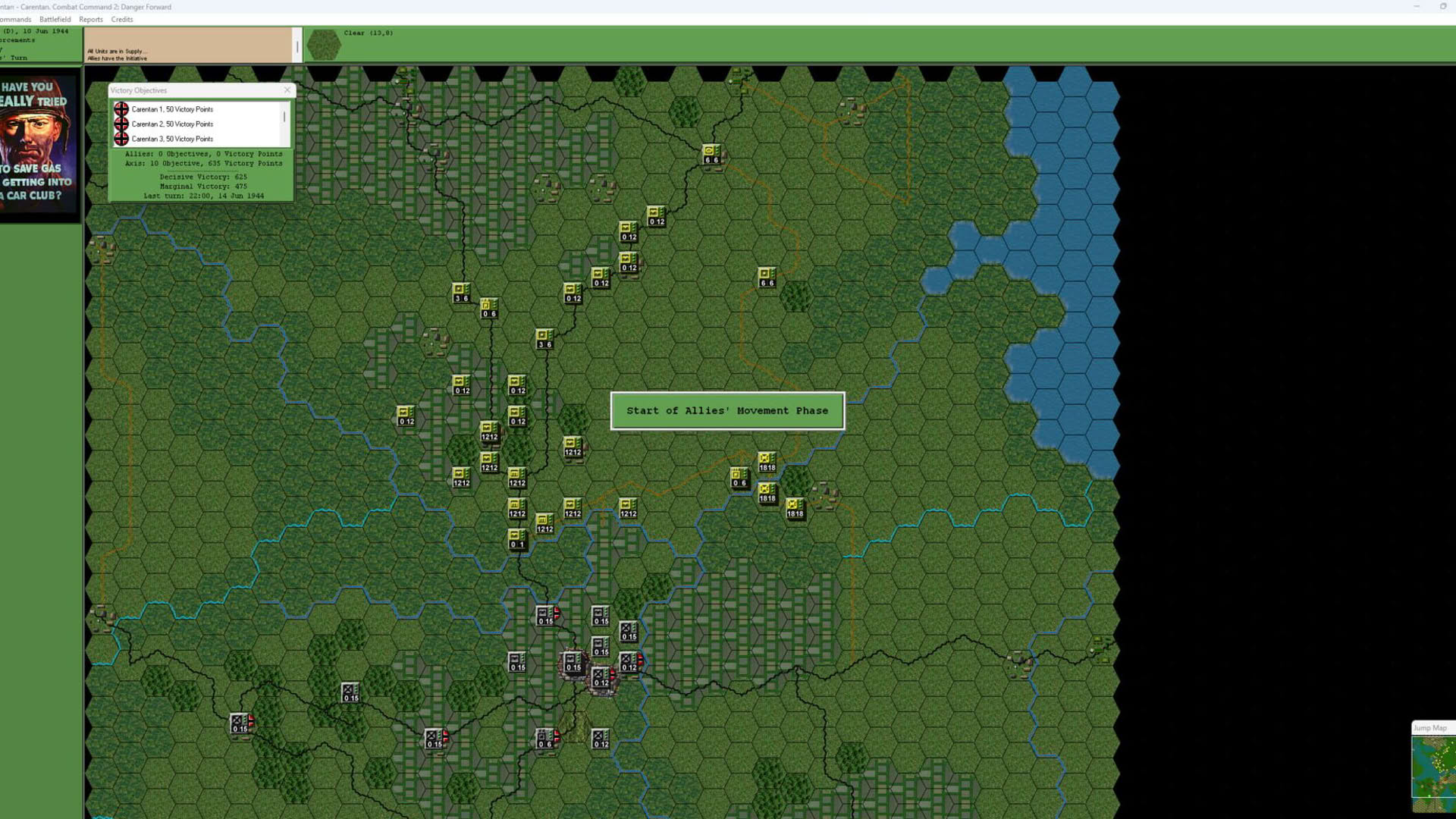 Screenshot for Combat Command 2: Danger Forward