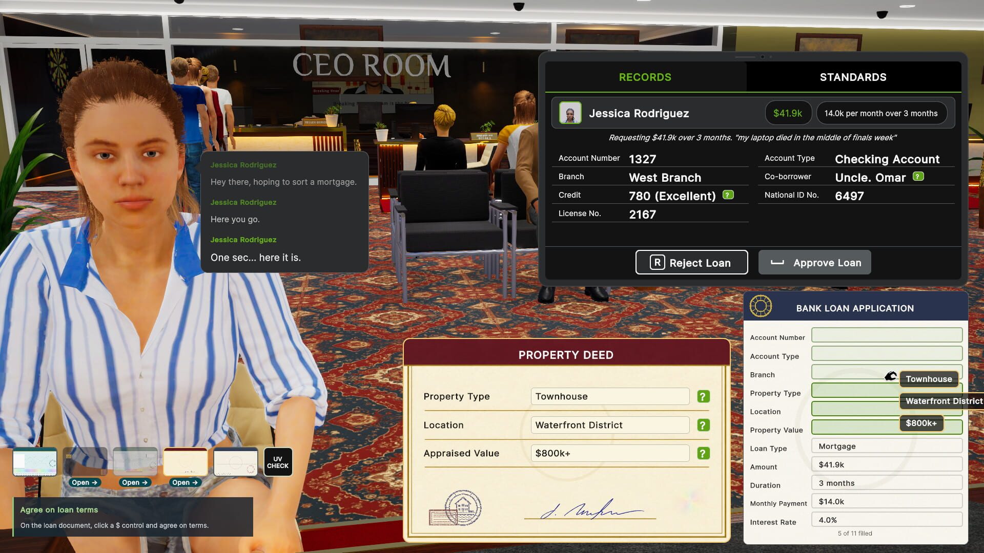 Screenshot for Bank Simulator