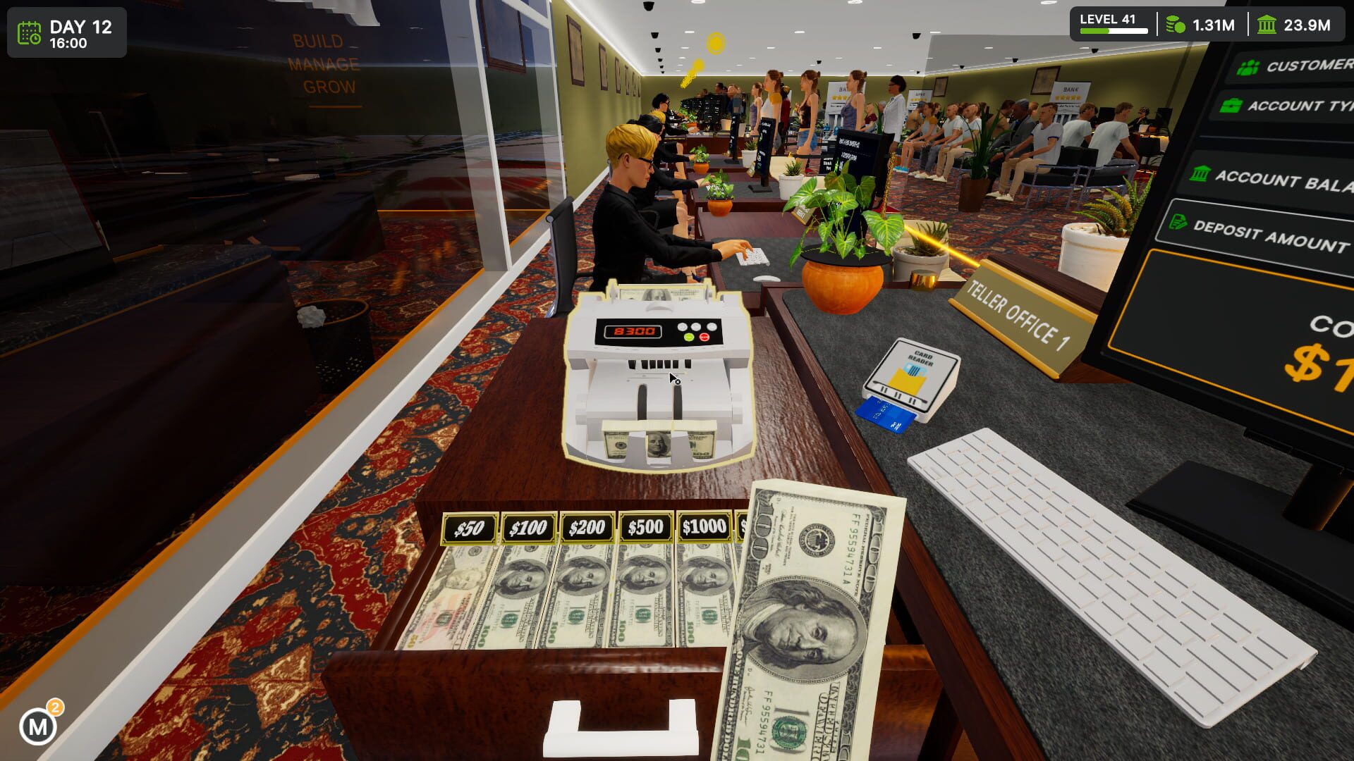 Screenshot for Bank Simulator