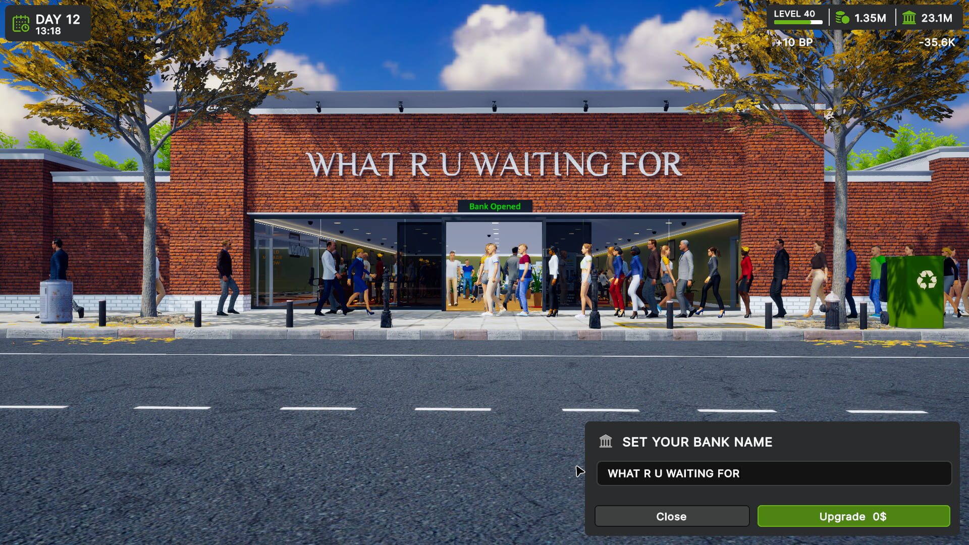 Screenshot for Bank Simulator