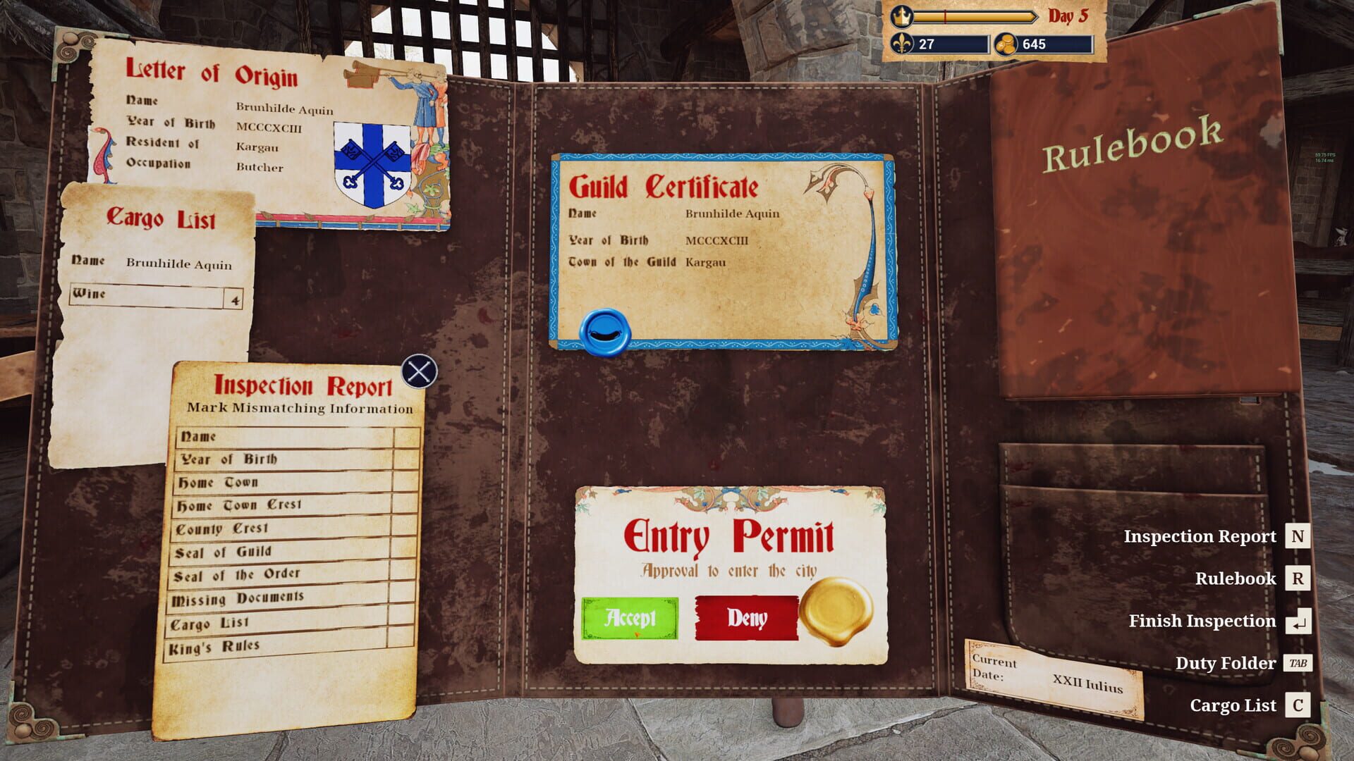 Screenshot for Gate Guard Simulator