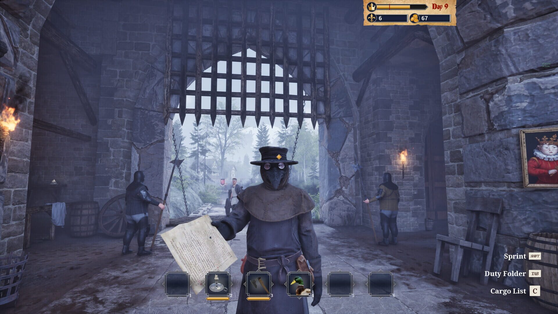 Screenshot for Gate Guard Simulator