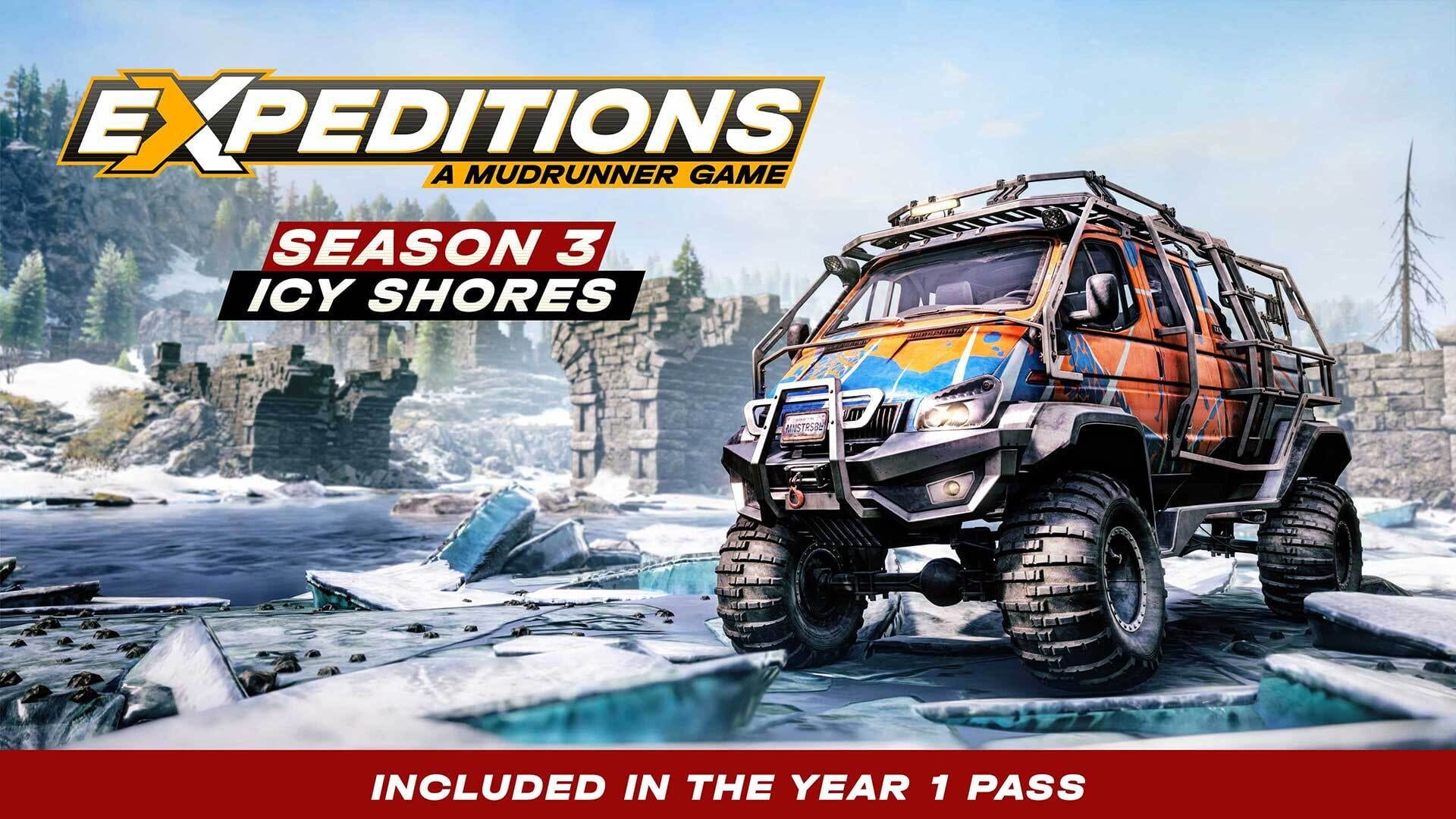 Screenshot for Expeditions: A MudRunner Game - Season 3: Icy Shores