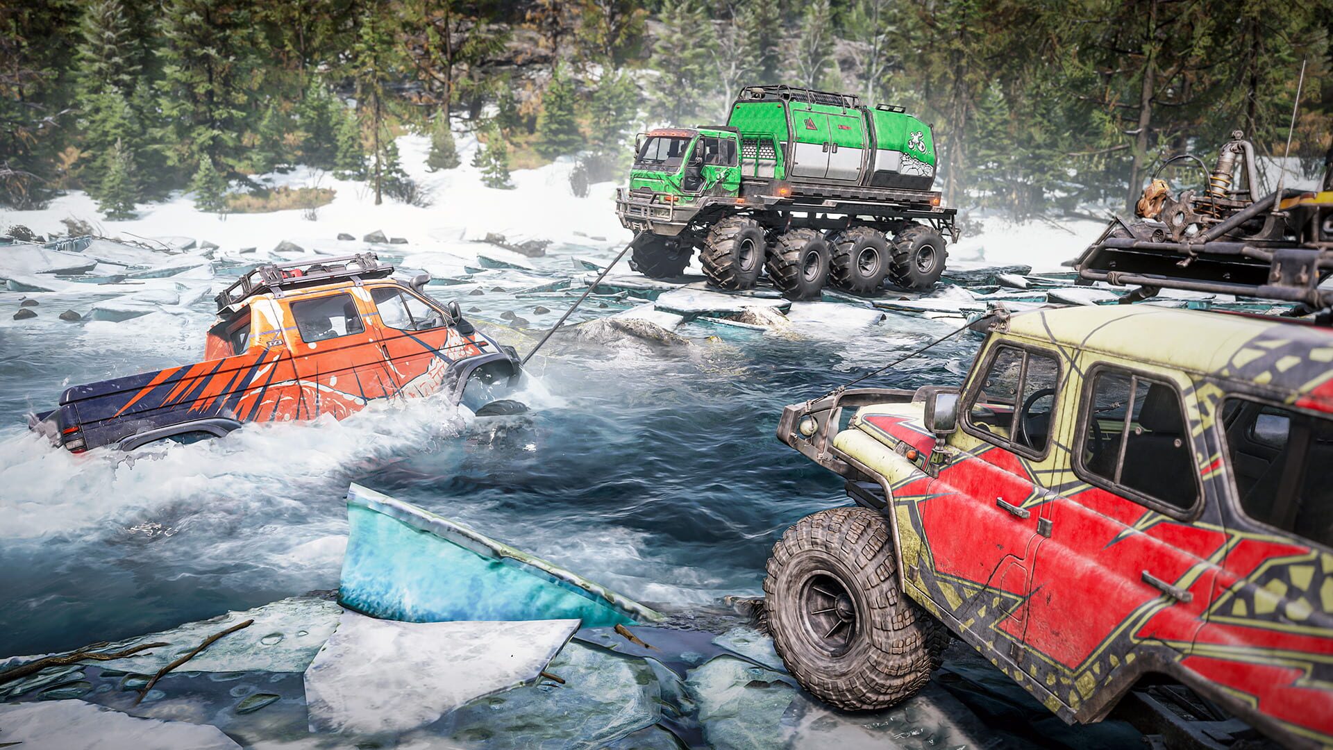 Screenshot for Expeditions: A MudRunner Game - Season 3: Icy Shores