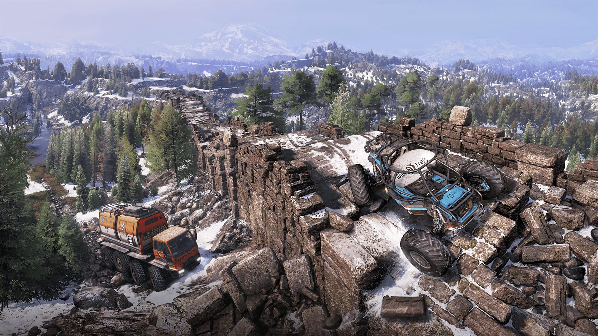 Screenshot for Expeditions: A MudRunner Game - Season 3: Icy Shores