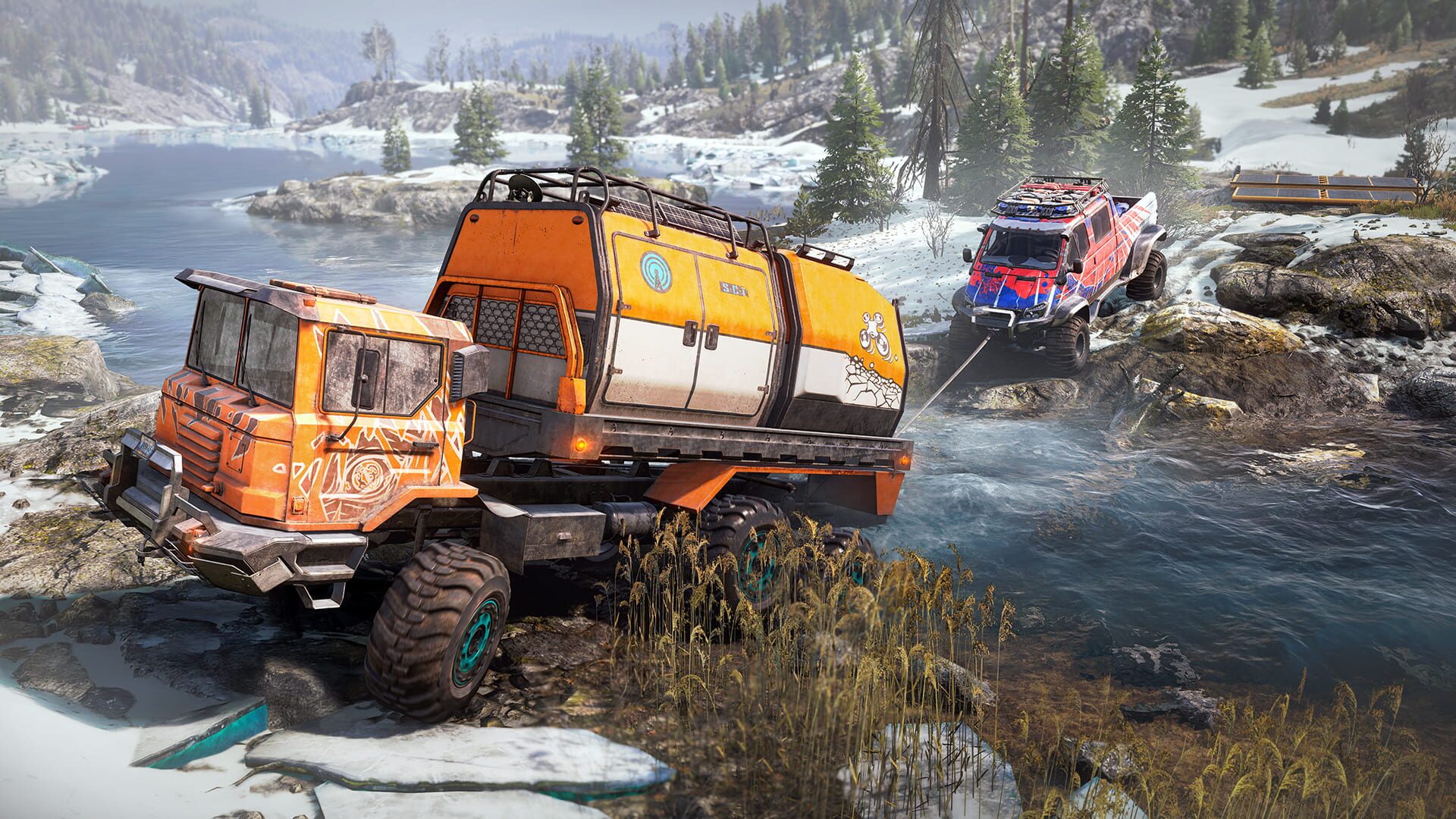 Screenshot for Expeditions: A MudRunner Game - Season 3: Icy Shores