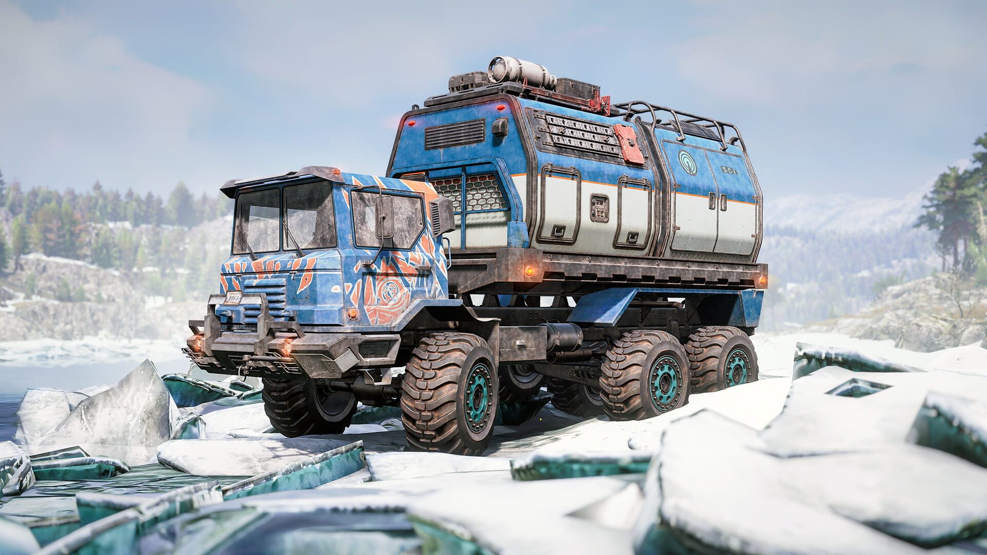 Screenshot for Expeditions: A MudRunner Game - Season 3: Icy Shores