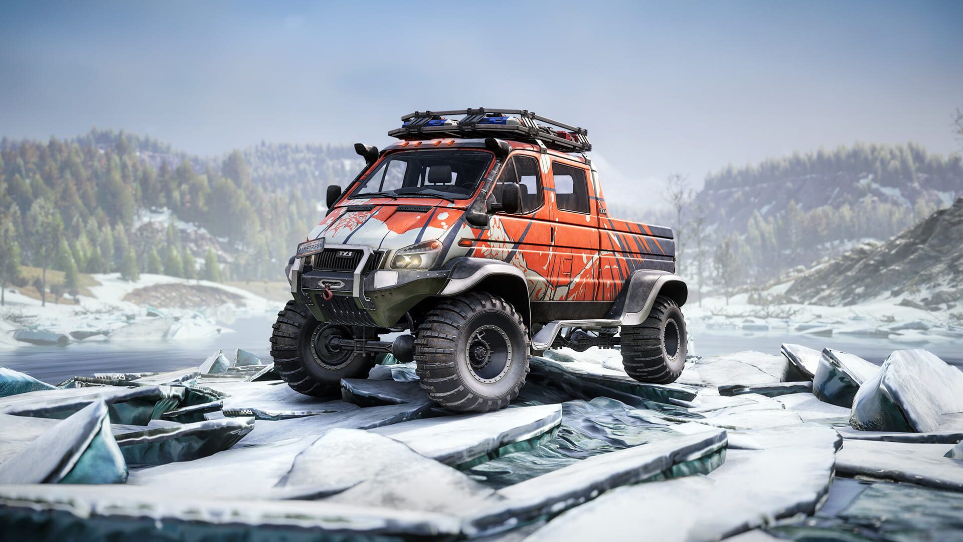 Screenshot for Expeditions: A MudRunner Game - Season 3: Icy Shores