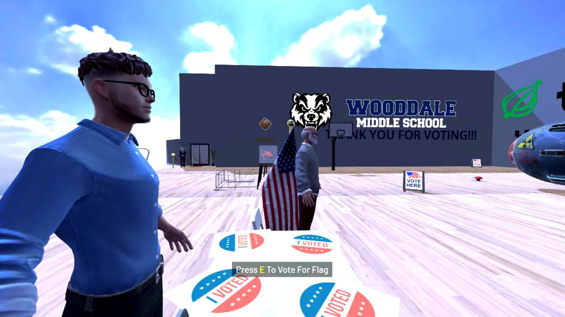 Screenshot for The Onion Voting Simulator 3D