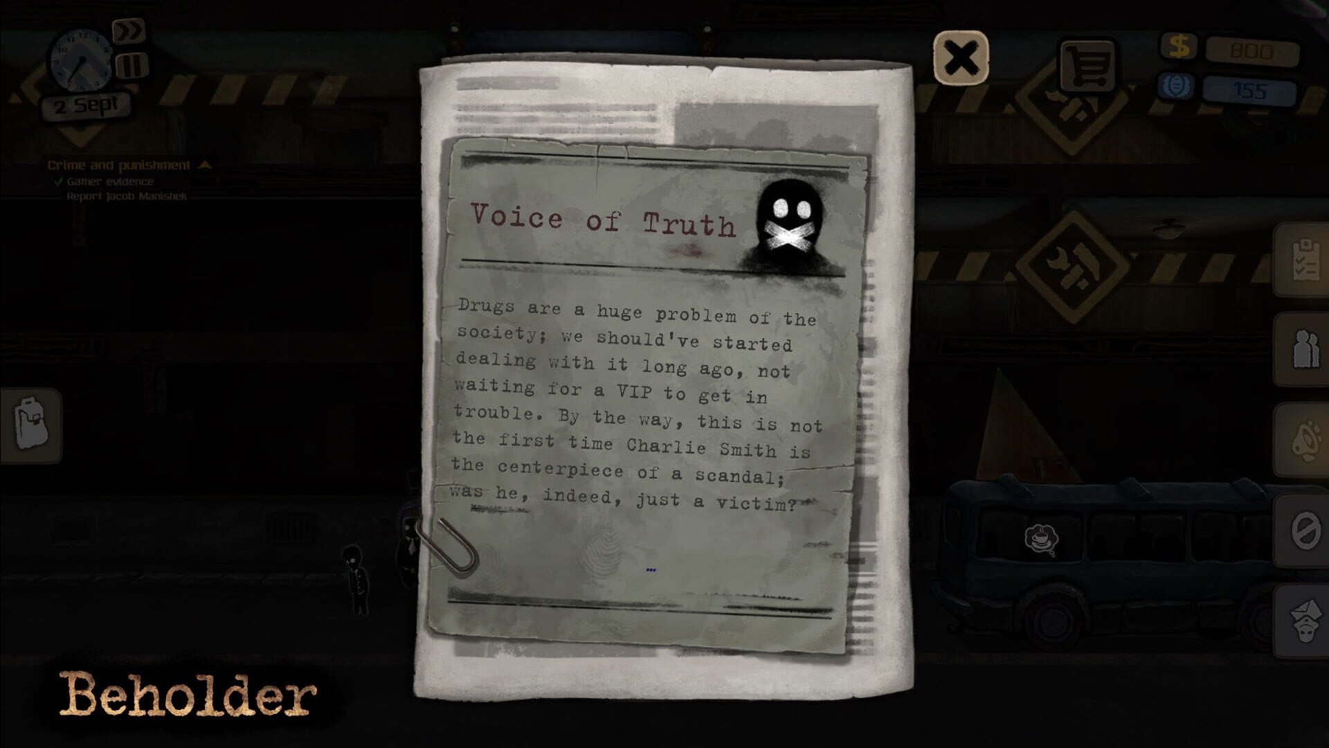 Screenshot for Beholder