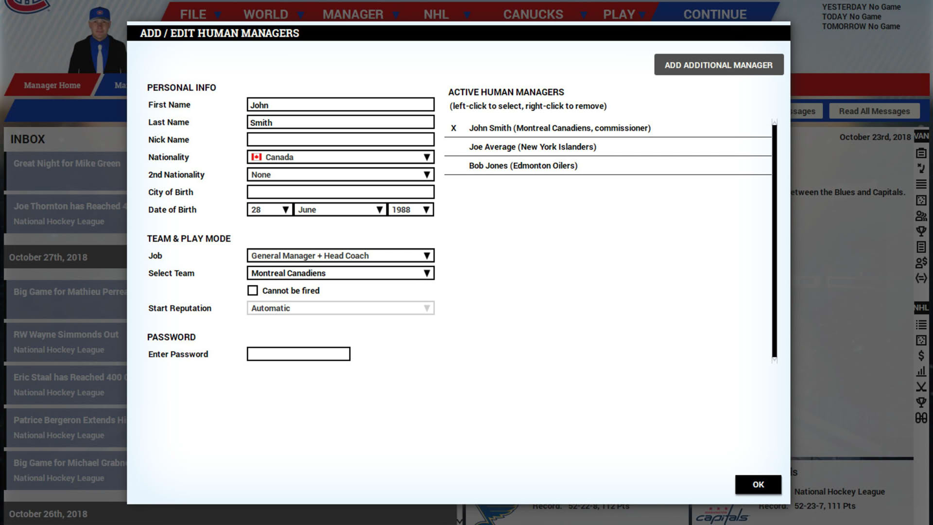 Screenshot for Franchise Hockey Manager 5