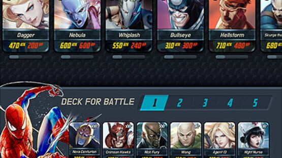 Screenshot for Marvel Battle Lines