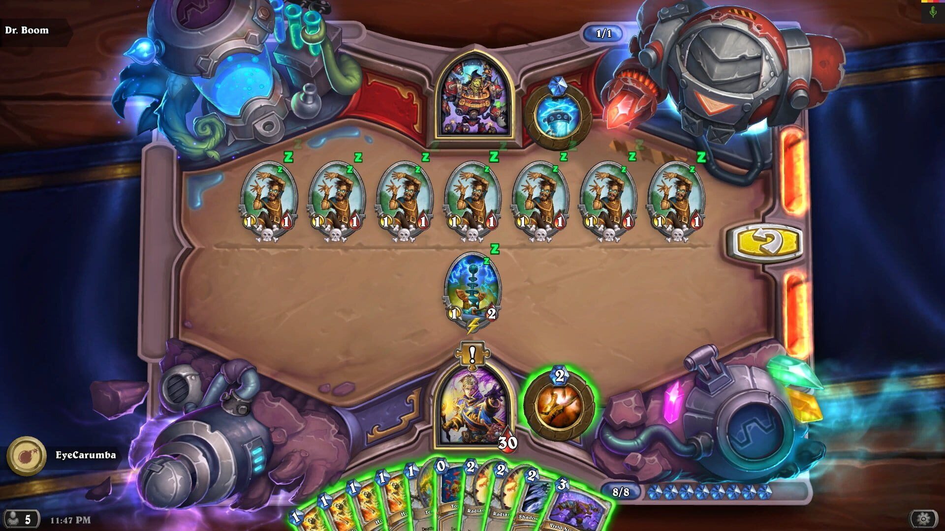Screenshot for Hearthstone: The Boomsday Project