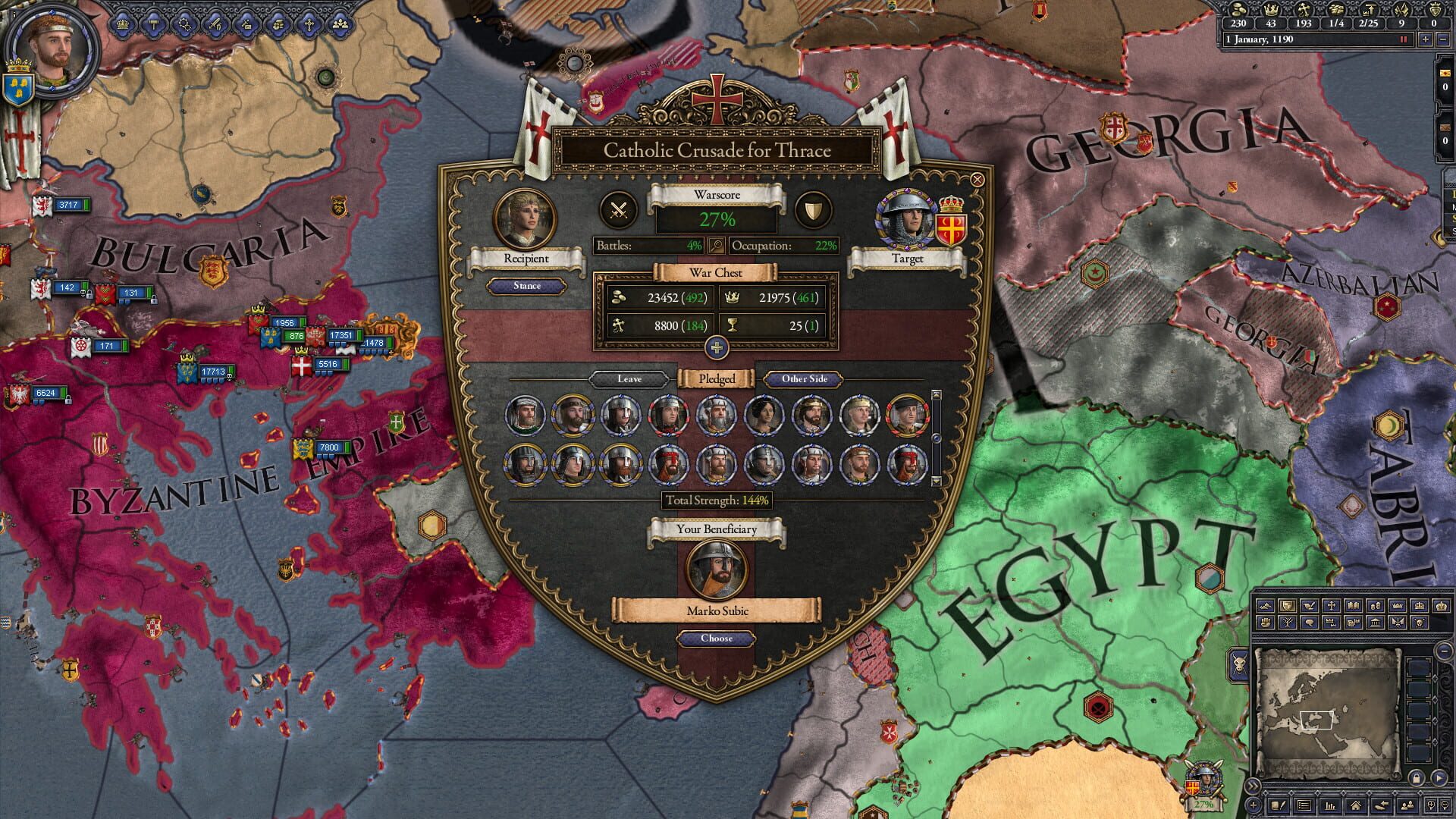 Screenshot for Crusader Kings II: Holy Fury