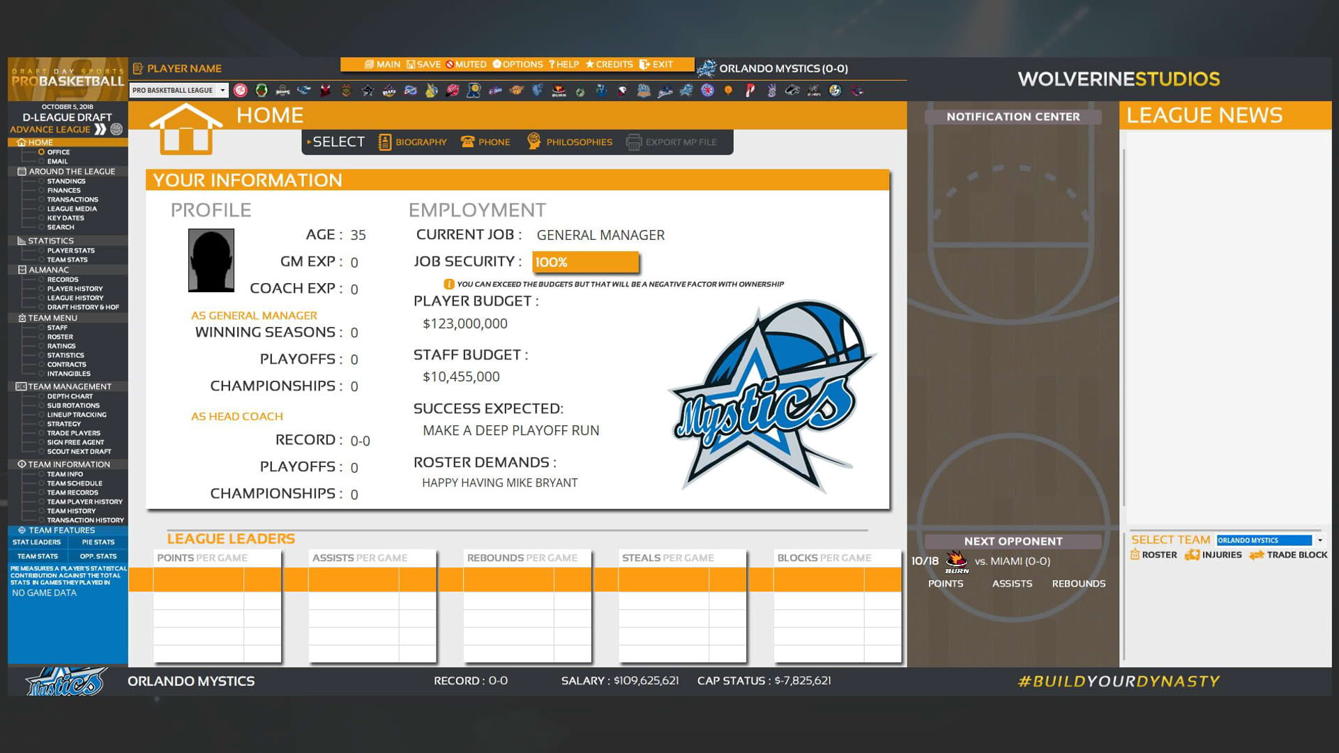 Screenshot for Draft Day Sports: Pro Basketball 2019