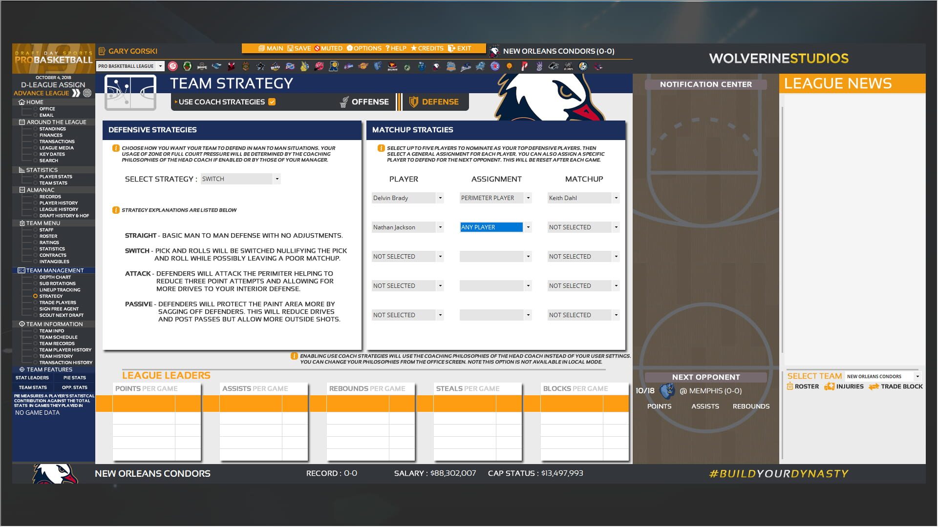 Screenshot for Draft Day Sports: Pro Basketball 2019