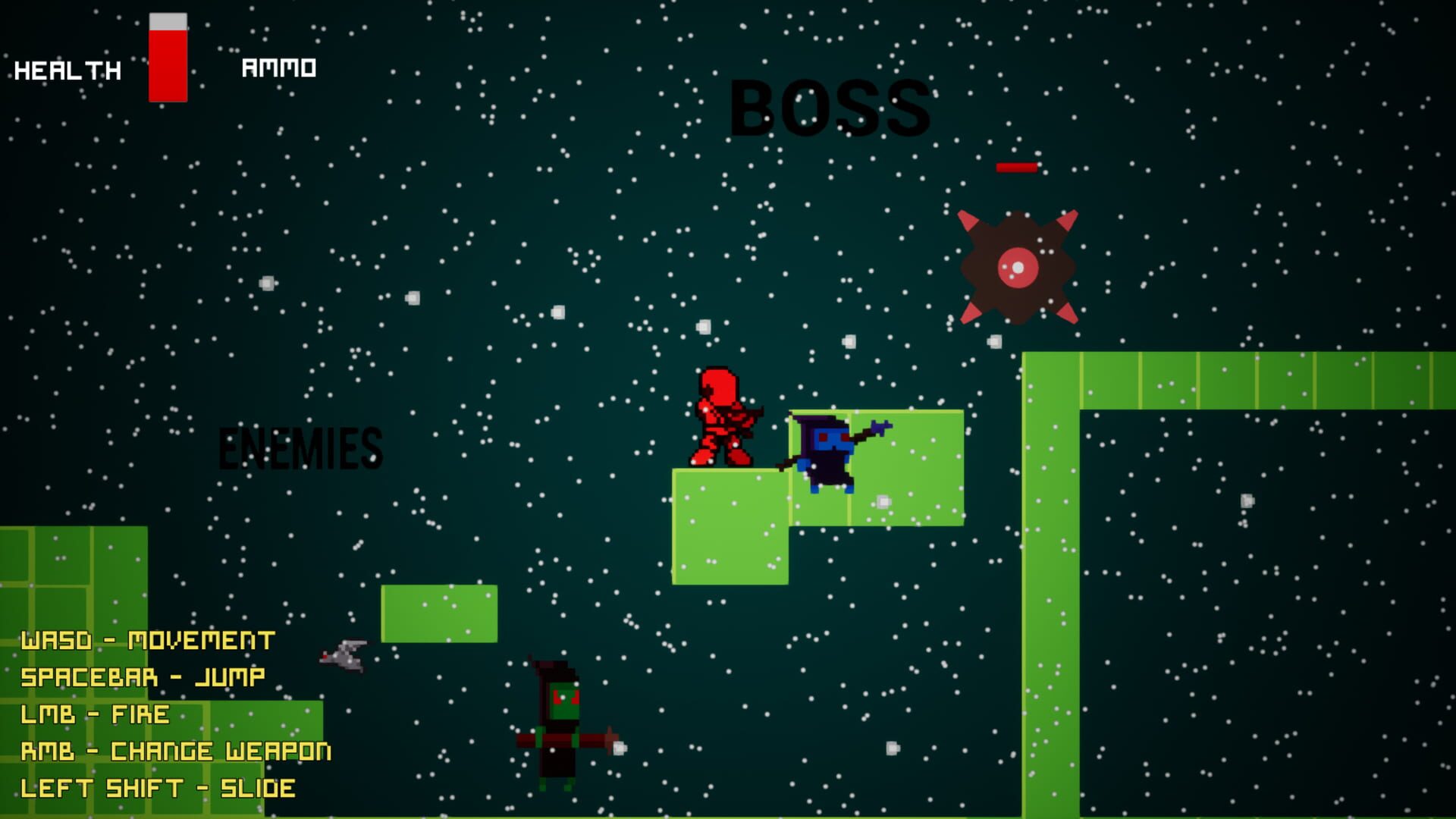 Screenshot for Pixel Robot Hunter