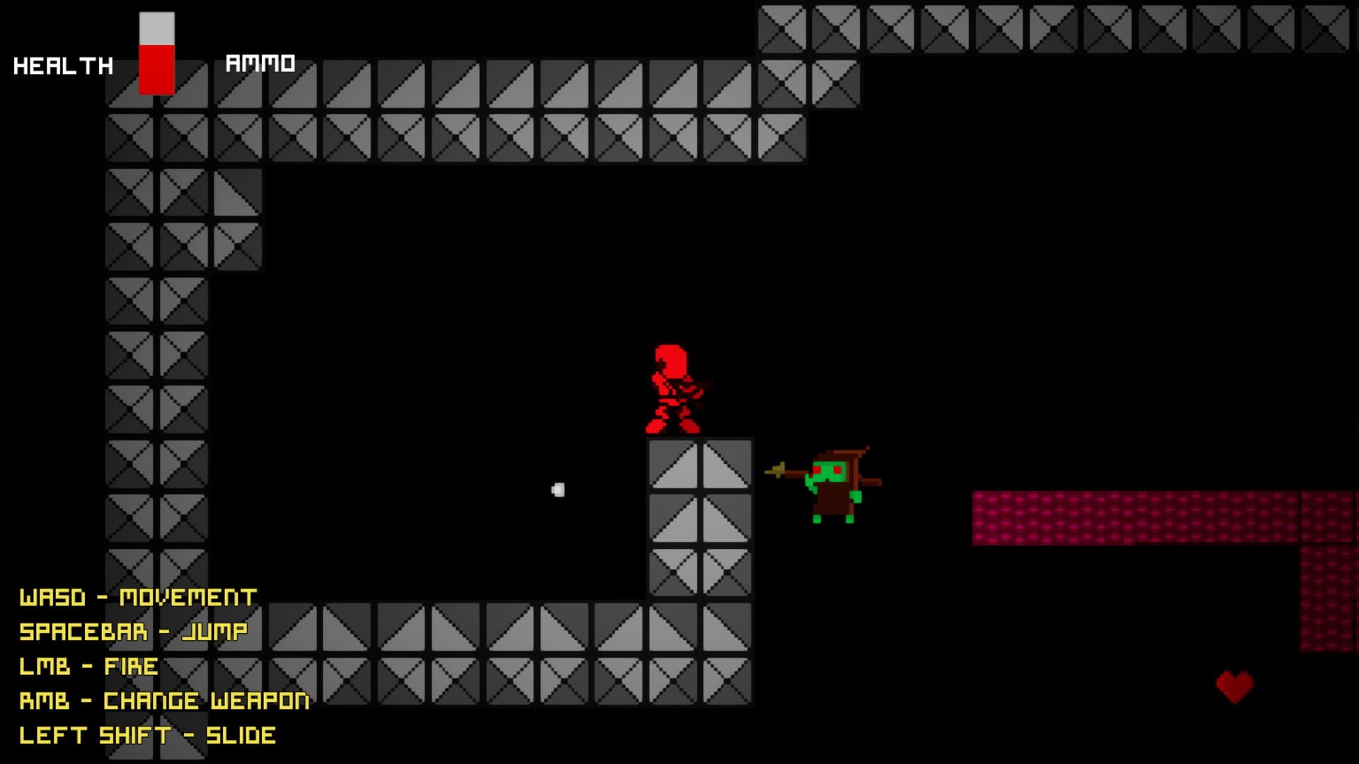 Screenshot for Pixel Robot Hunter