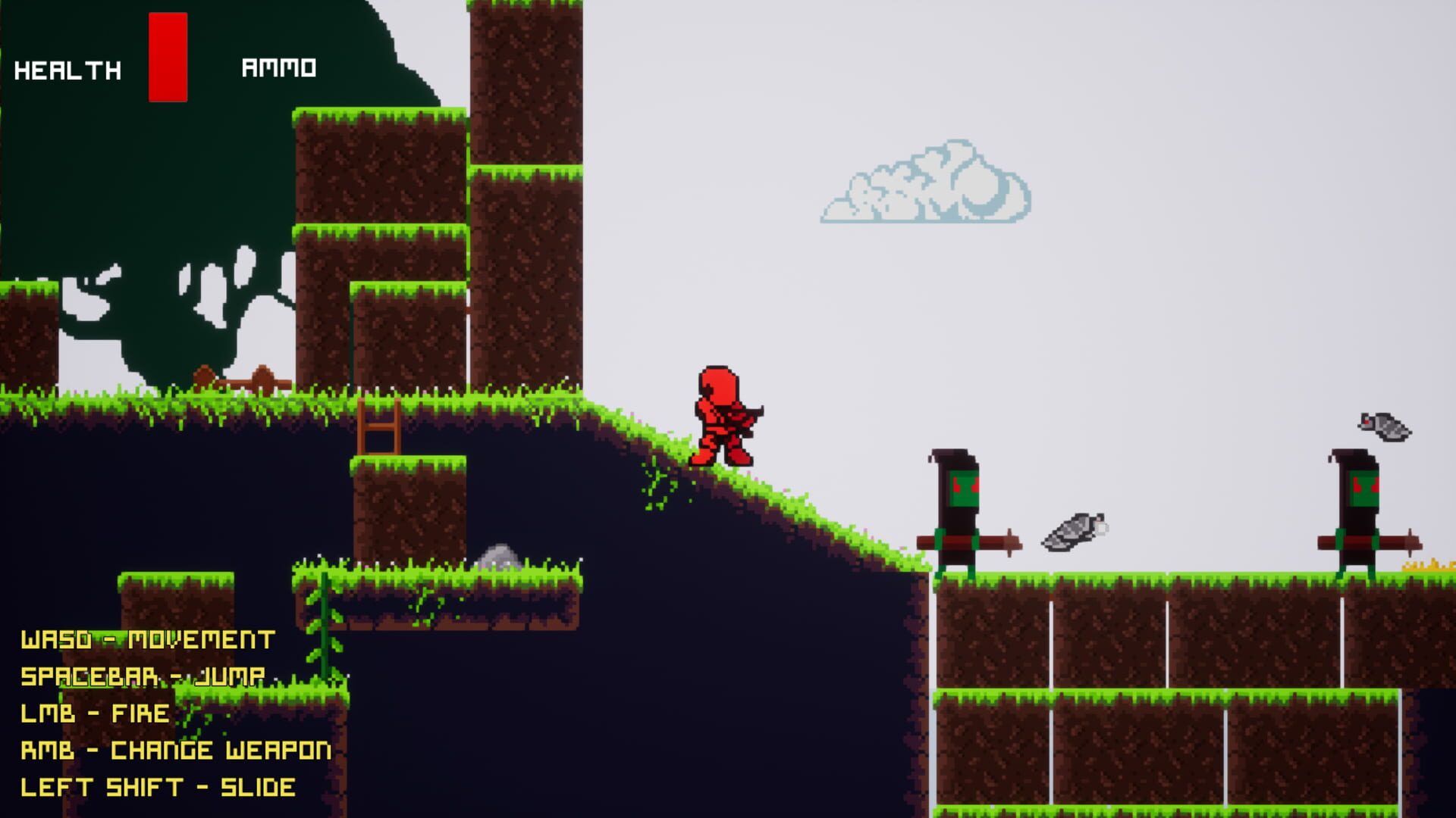 Screenshot for Pixel Robot Hunter