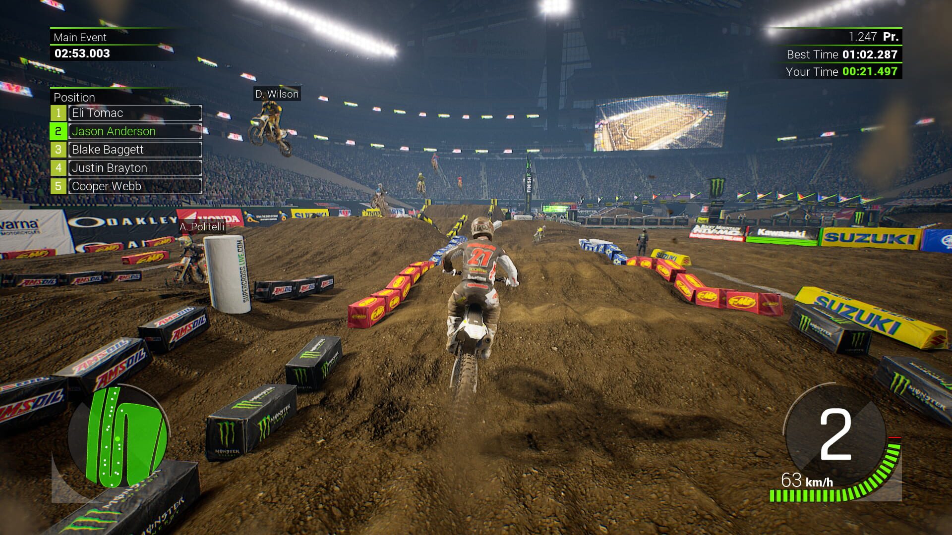 Screenshot for Monster Energy Supercross: The Official Videogame 2