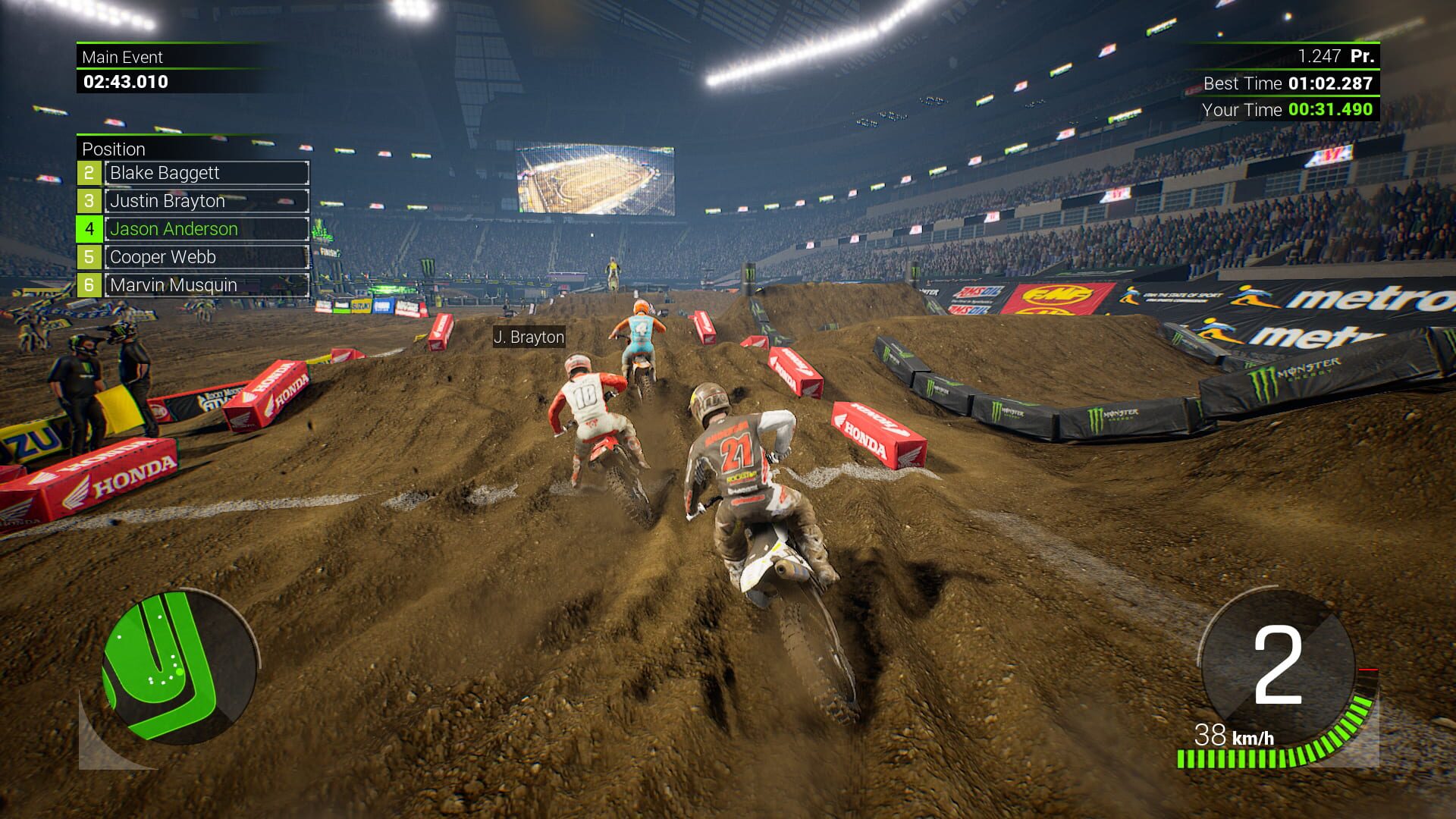 Screenshot for Monster Energy Supercross: The Official Videogame 2