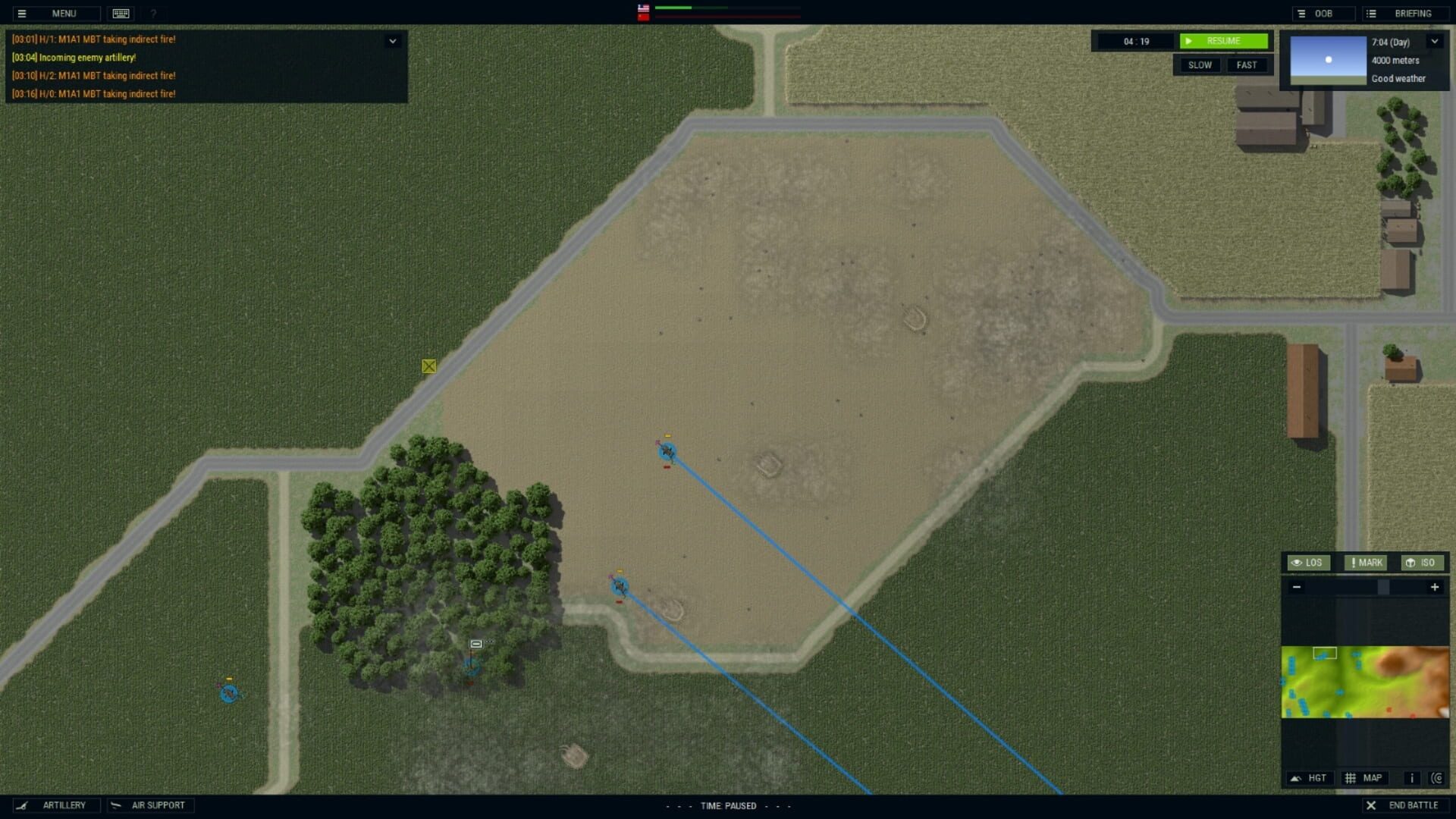 Screenshot for Armored Brigade