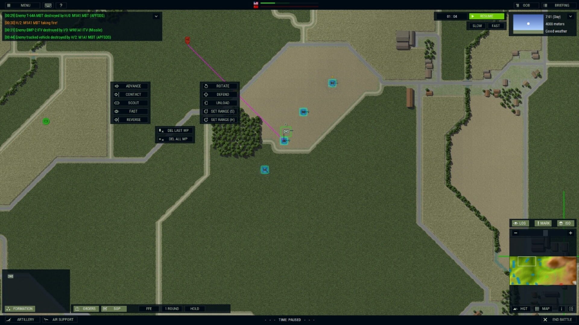 Screenshot for Armored Brigade