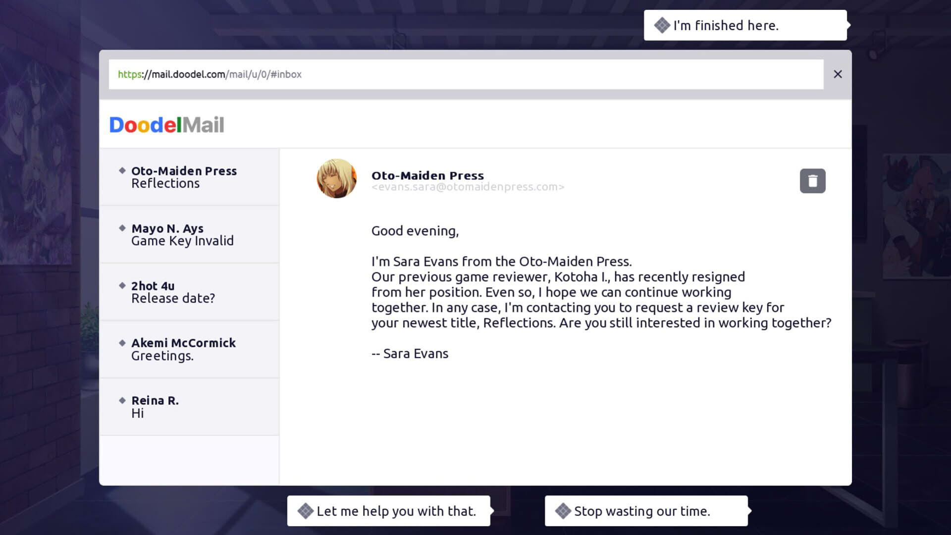 Screenshot for Our Lovely Escape