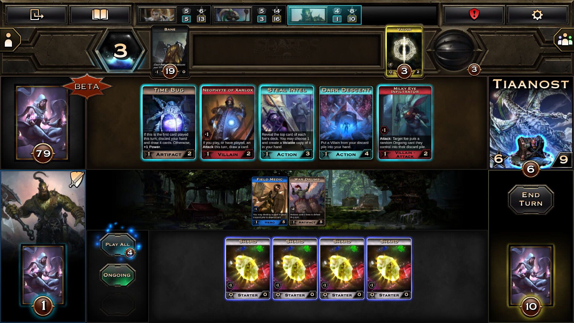 Screenshot for Shards the Deckbuilder
