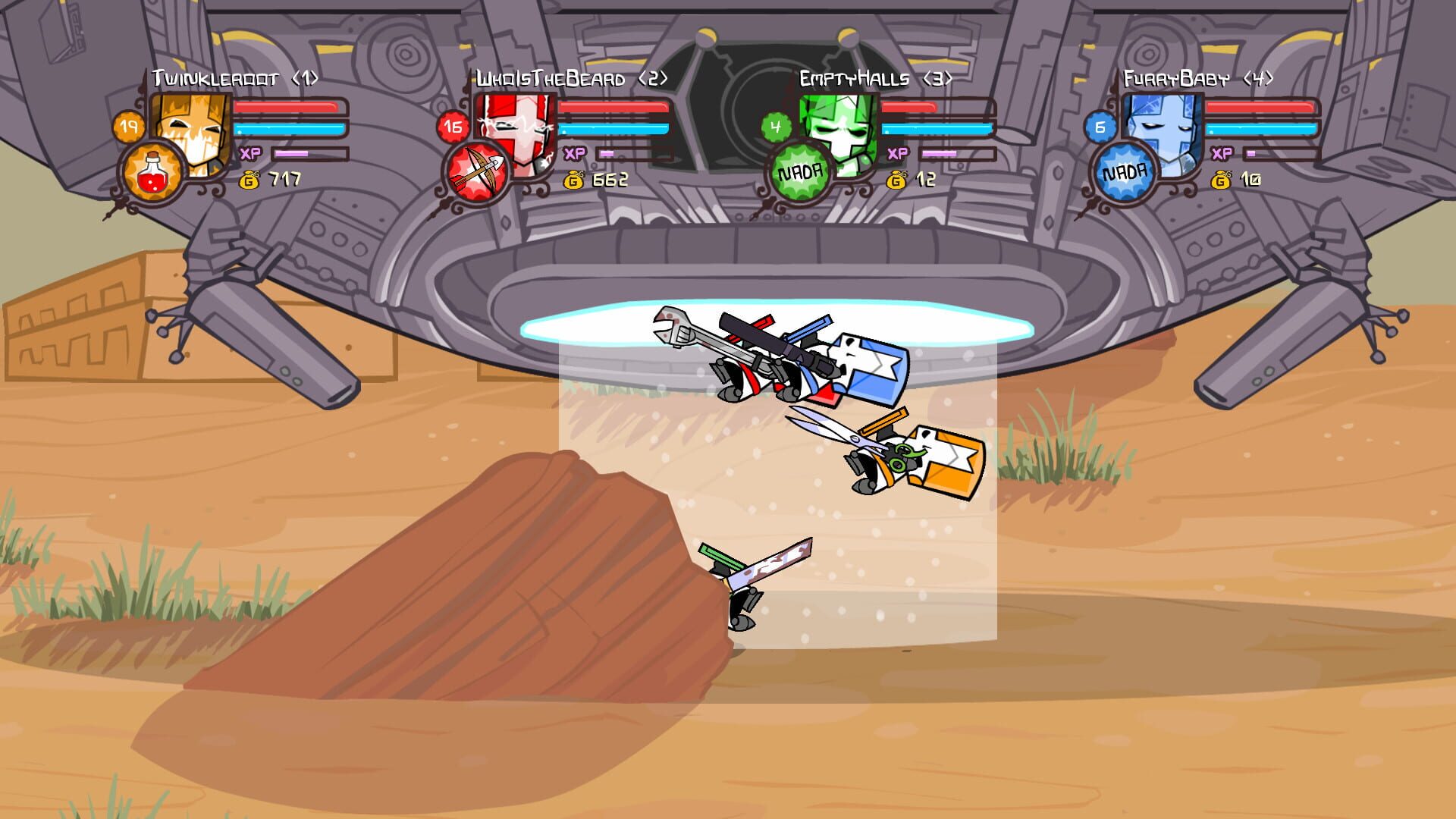 Screenshot for Castle Crashers