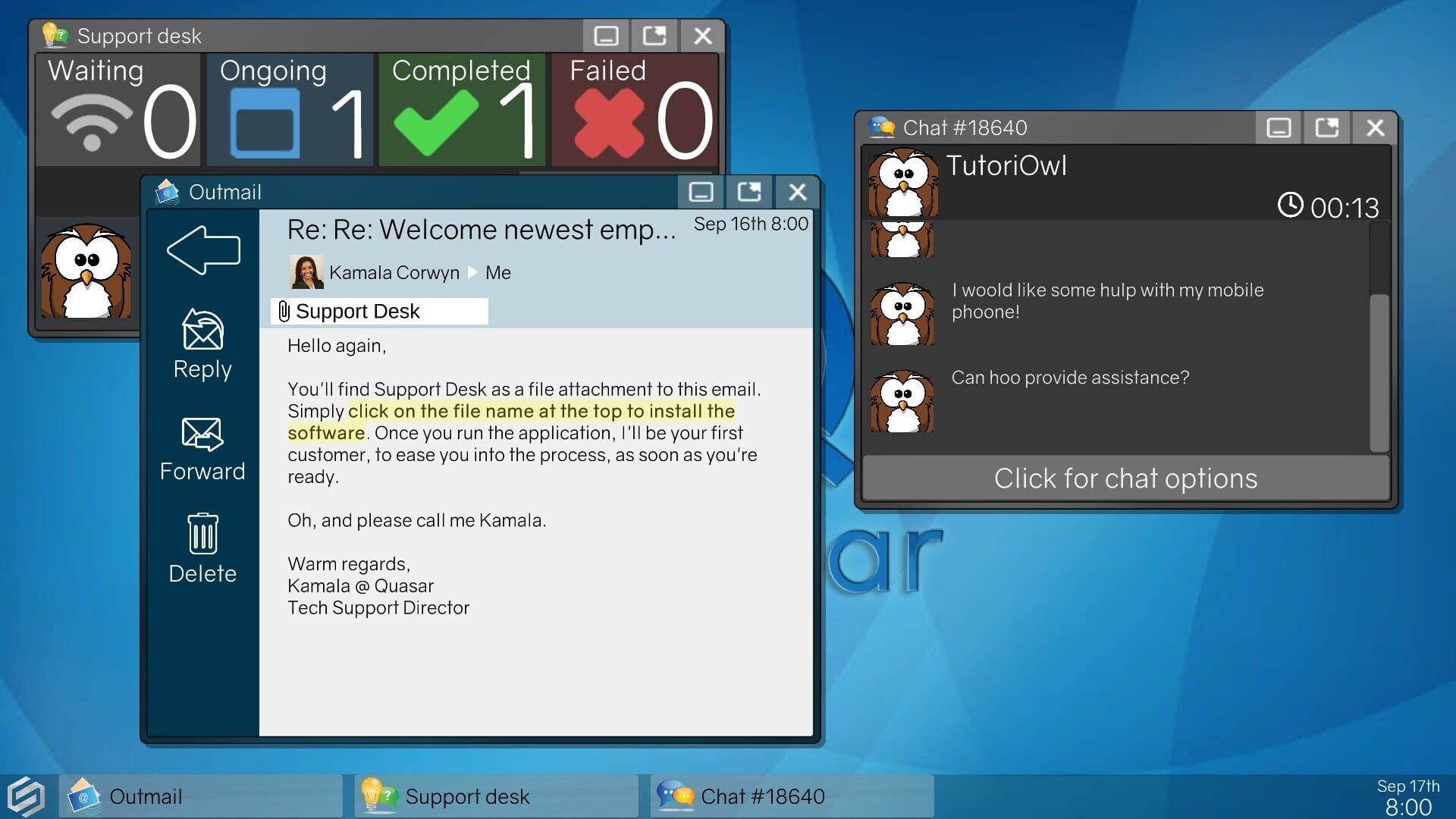 Screenshot for Tech Support: Error Unknown