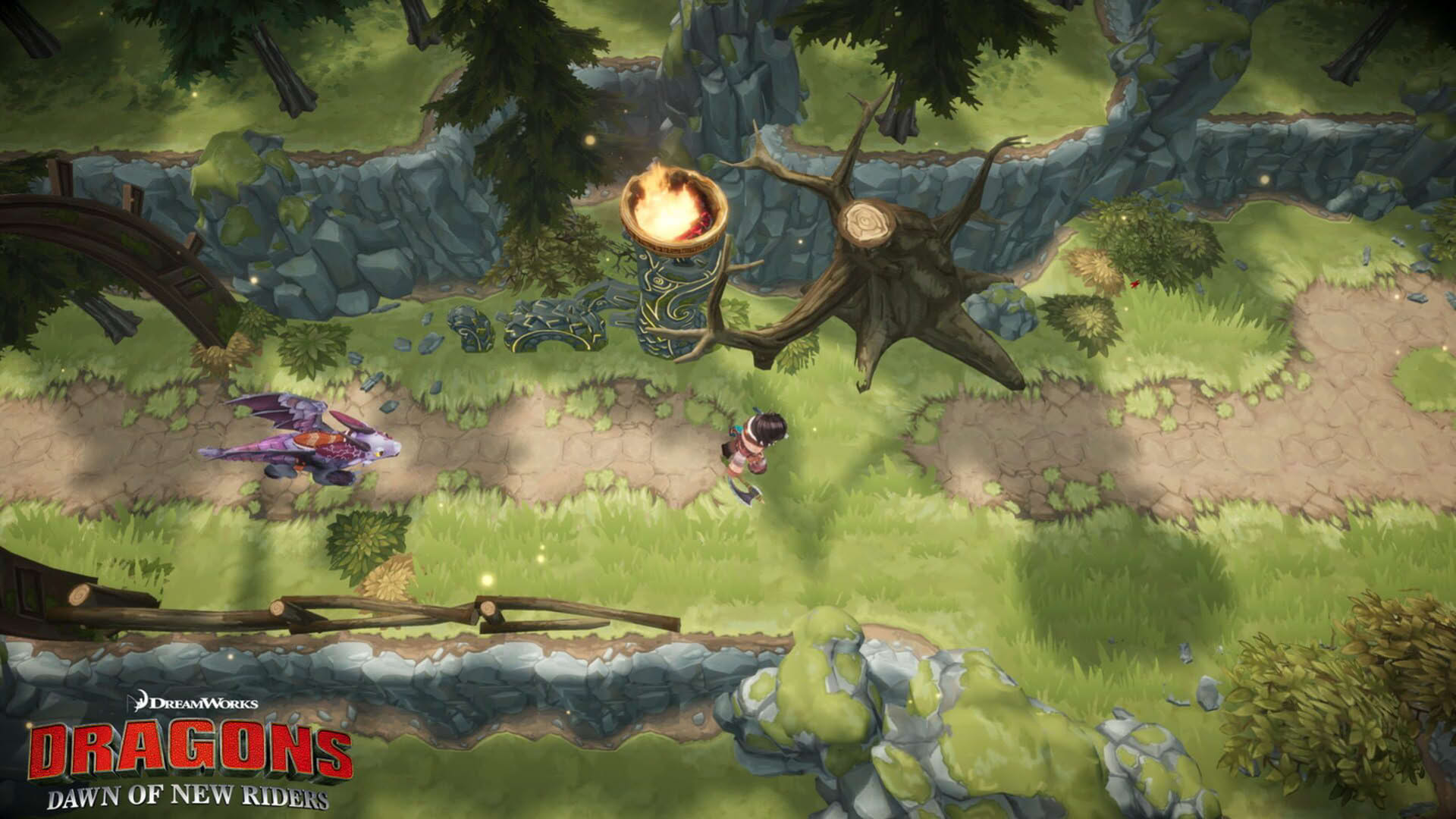 Screenshot for DreamWorks Dragons: Dawn of New Riders